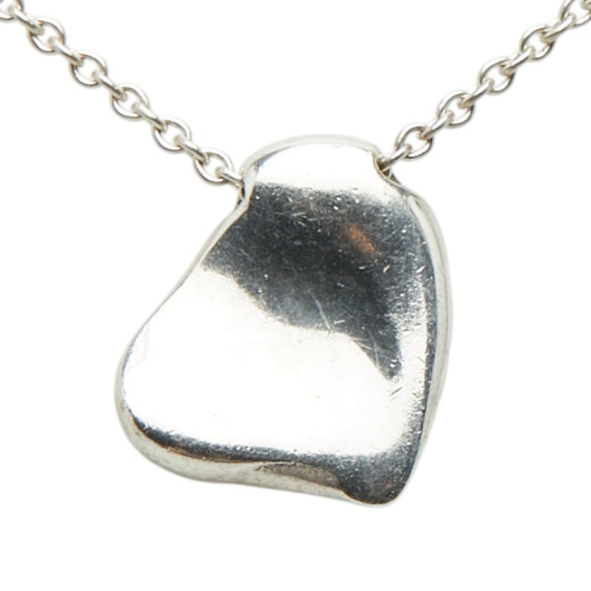 Tiffany & Co. Tiffany & Co. Elsa Peretti Full Heart Vintage Chain Pendant Necklace, Sterling Silver (SV925), Women's. Size ONE SIZE - 2 Thumbnail