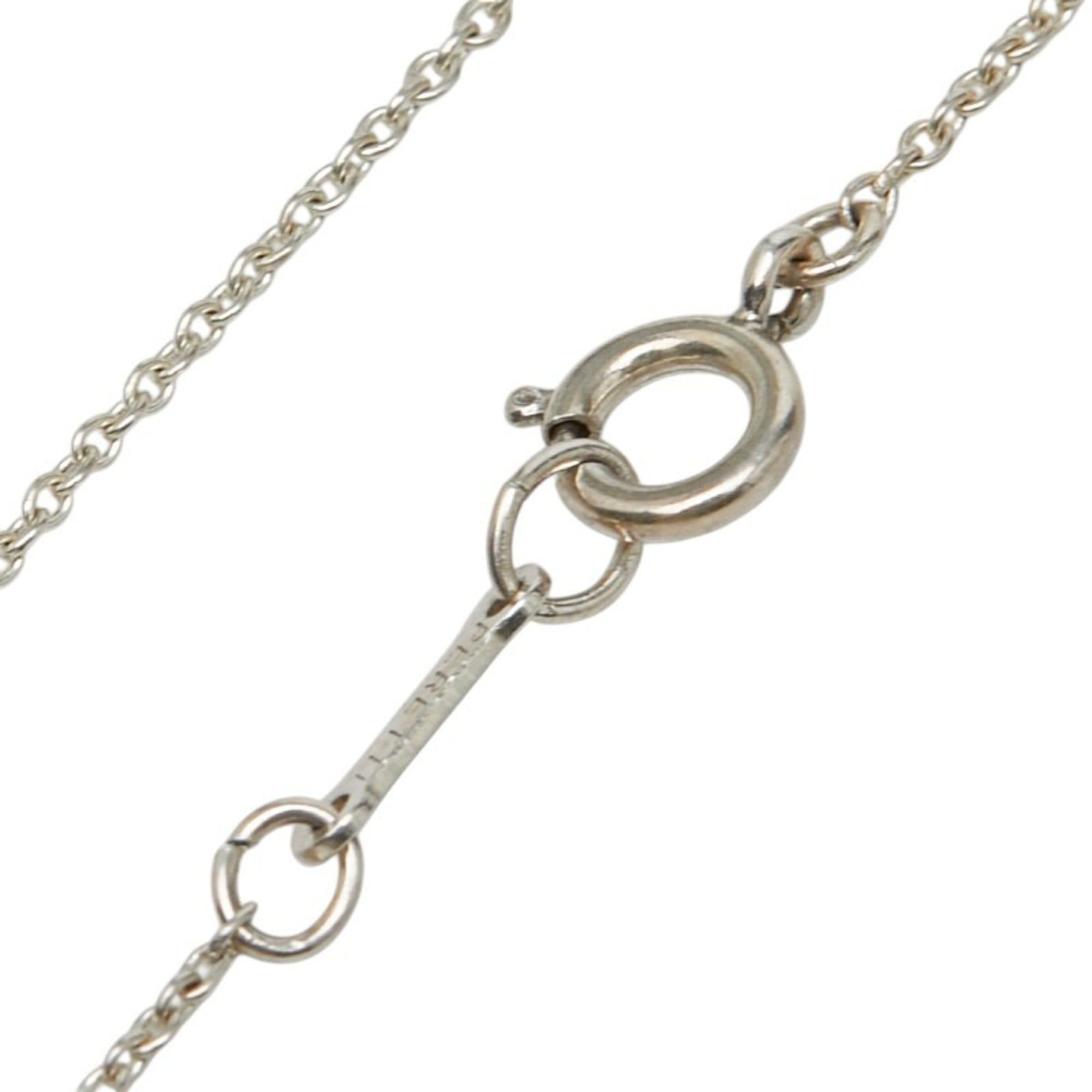 Tiffany & Co. Tiffany & Co. Elsa Peretti Full Heart Vintage Chain Pendant Necklace, Sterling Silver (SV925), Women's. Size ONE SIZE - 5 Thumbnail