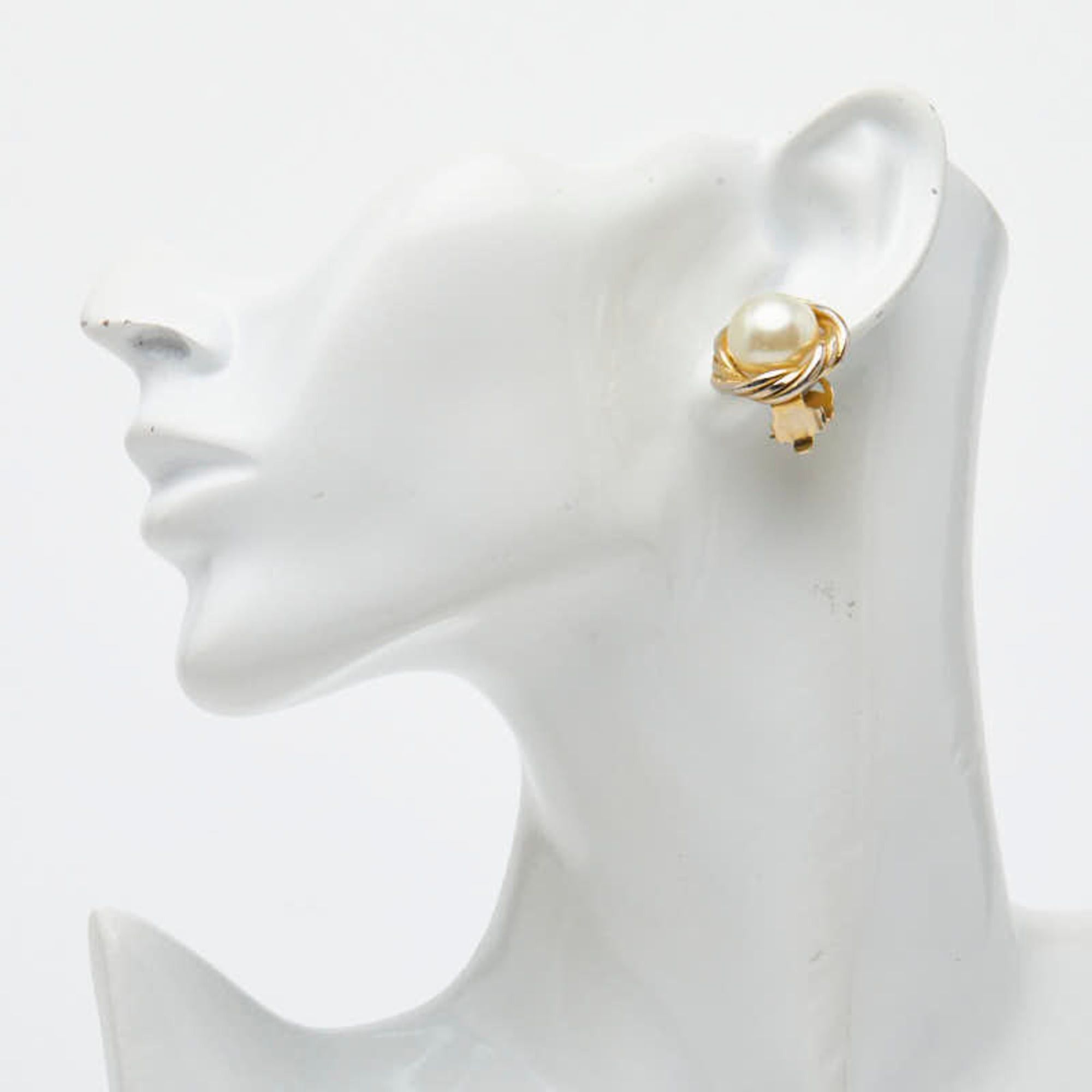 Chanel Chanel Vintage Pearl Earrings, Gold Plated, Women's. Size ONE SIZE - 5 Thumbnail