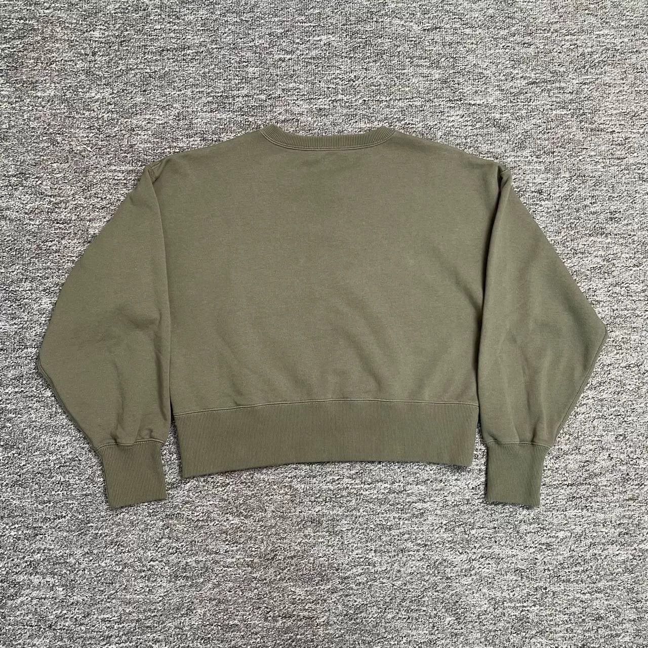 Celine Celine Khaki Green Letter Sweatshirt Size M / US 6-8 / IT 42-44 - 7 Thumbnail