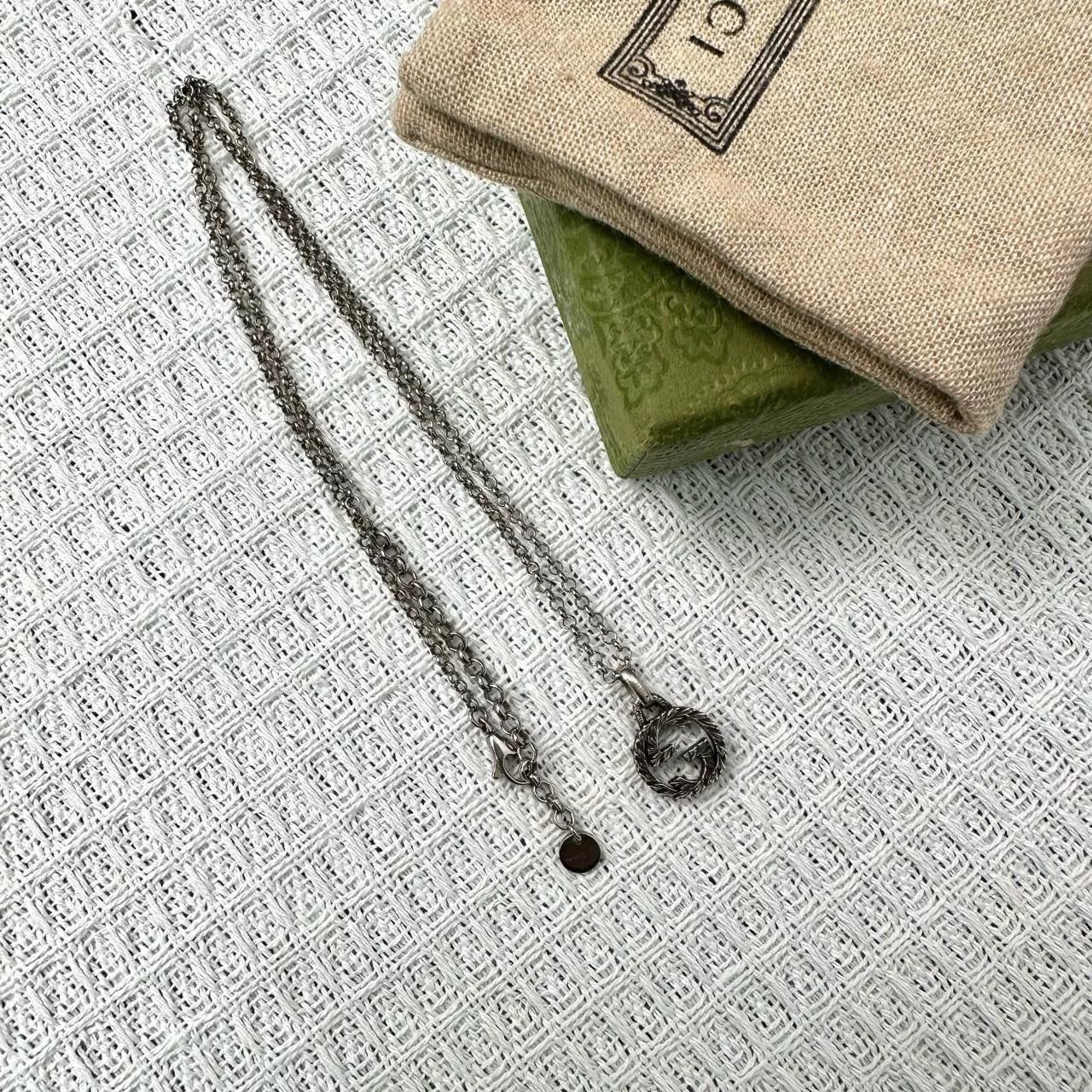 Gucci Gucci Double G Interlocking Vintage Necklace Size ONE SIZE - 2 Thumbnail