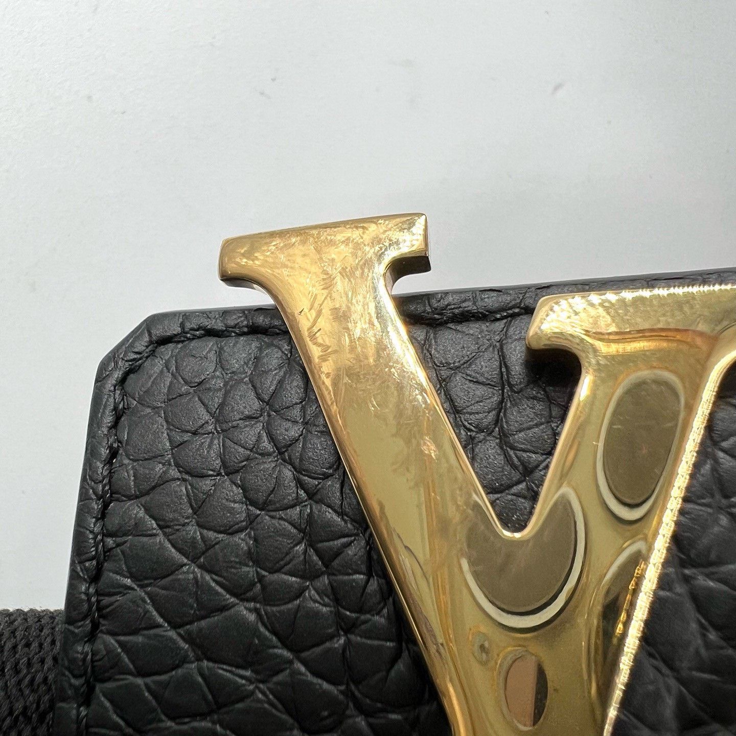 Louis Vuitton Louis Vuitton Men's Black Belt Size ONE SIZE - 8 Thumbnail