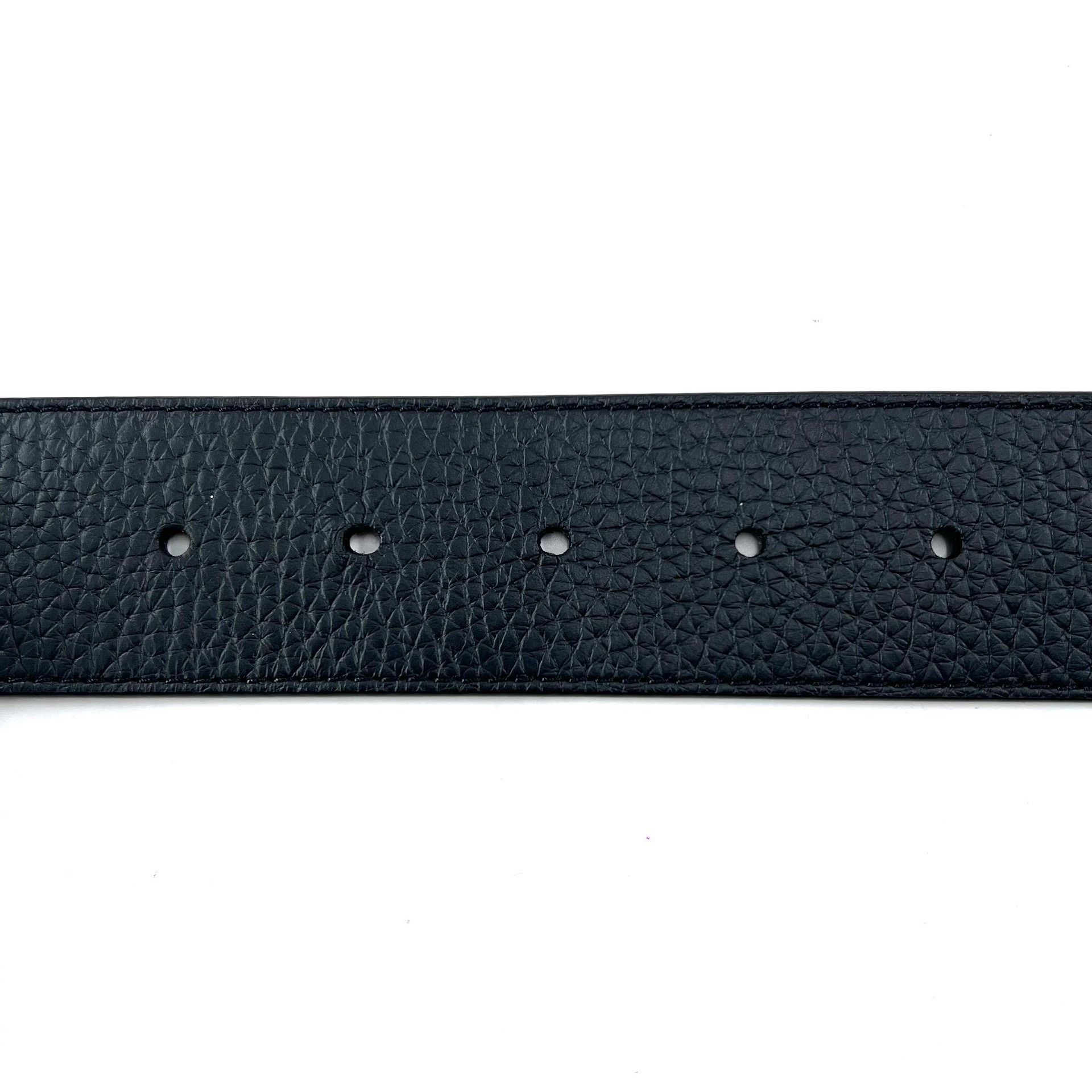 Louis Vuitton Louis Vuitton Men's Black Belt Size ONE SIZE - 4 Thumbnail