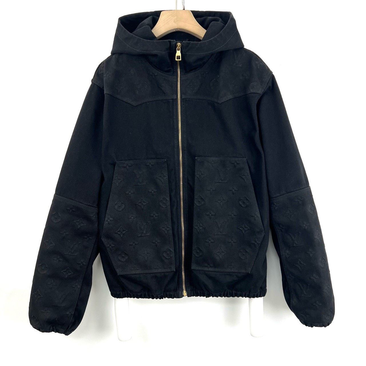 Louis Vuitton Louis Vuitton Woodcut Relief Denim Jacket Size US M / EU 48-50 / 2 - 2 Thumbnail