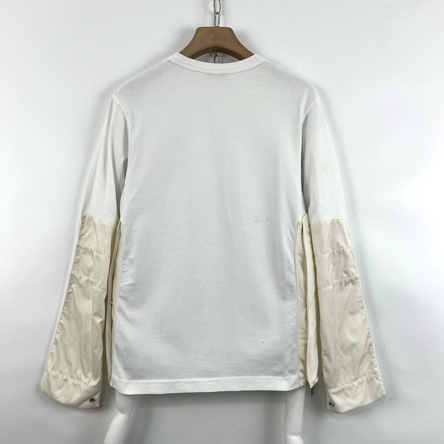 Dior Dior x Sacai Logo Embroidered Button Panel Sweatshirt Size XXS / US 00 / IT 34 - 2 Thumbnail