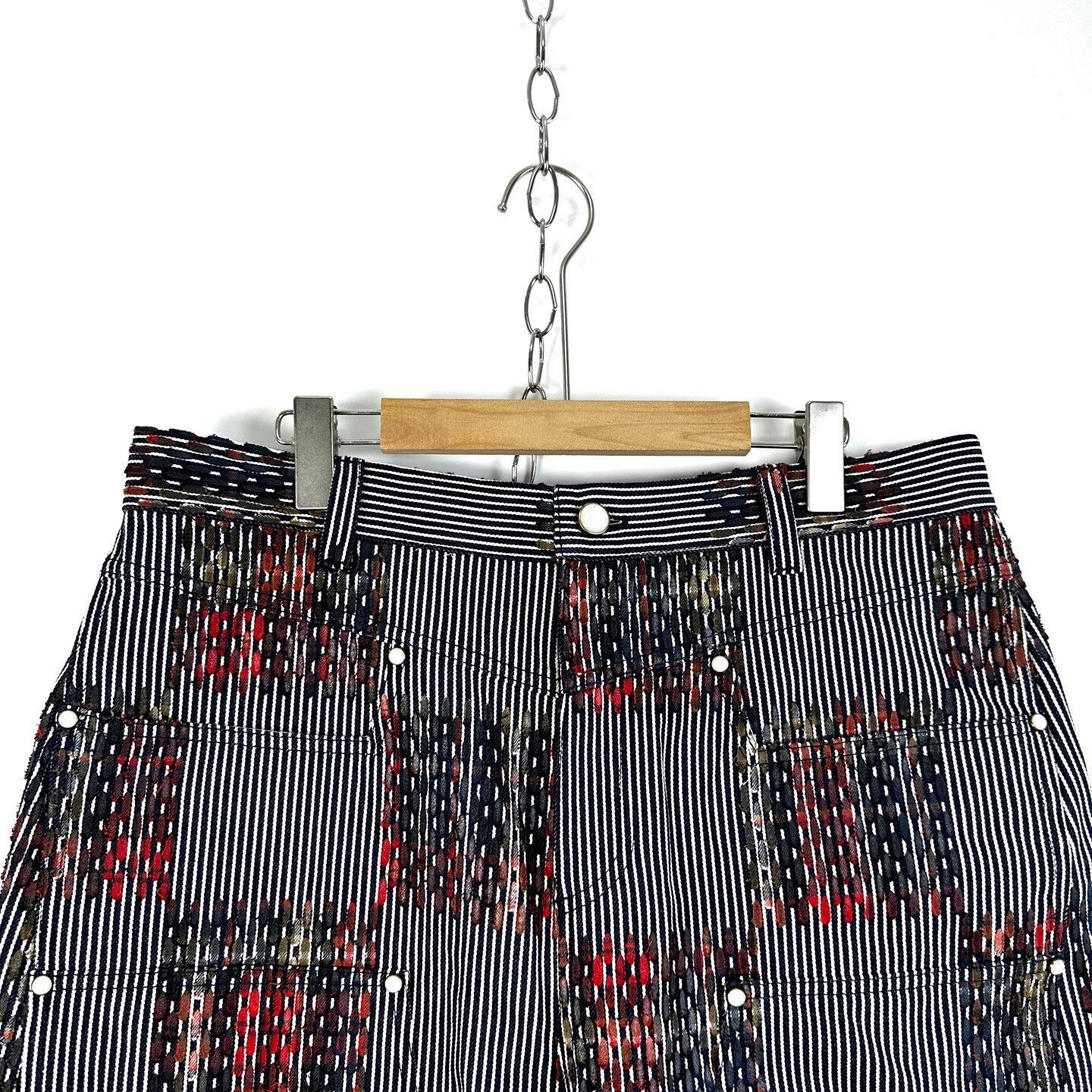 Louis Vuitton LV x NIGO Checkerboard Cargo Jeans Size US 34 / EU 50 - 3 Thumbnail