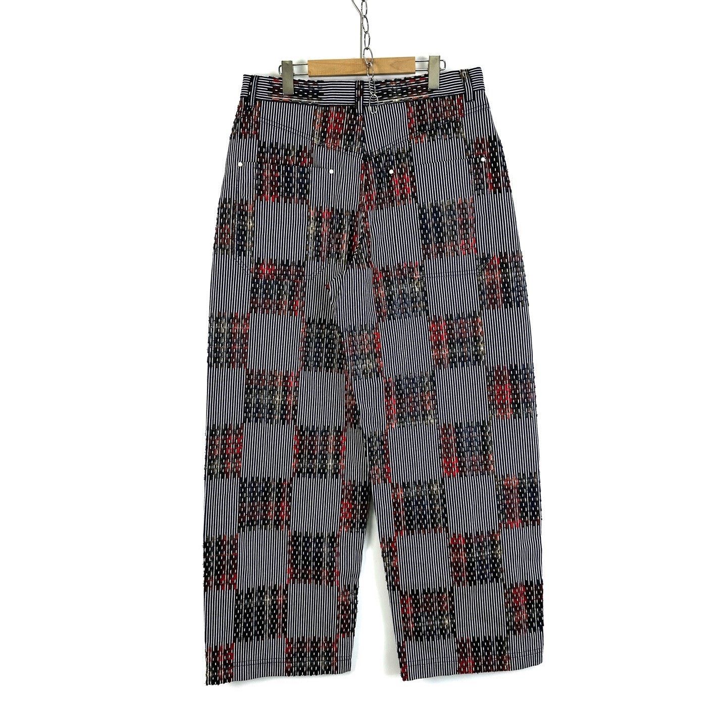 Louis Vuitton LV x NIGO Checkerboard Cargo Jeans Size US 34 / EU 50 - 2 Thumbnail