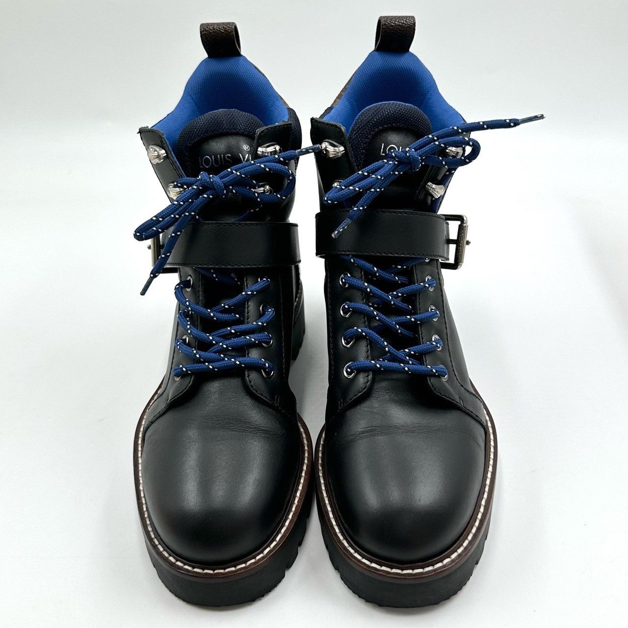 Louis Vuitton LV Monogram Leather Martin Boots Size US 7 / EU 40 - 2 Thumbnail