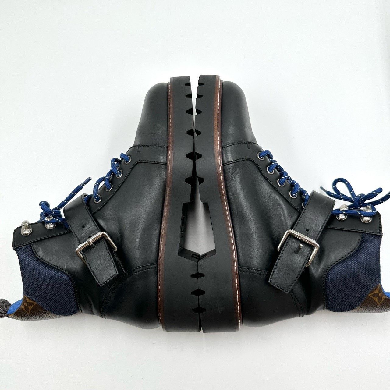 Louis Vuitton LV Monogram Leather Martin Boots Size US 7 / EU 40 - 7 Thumbnail