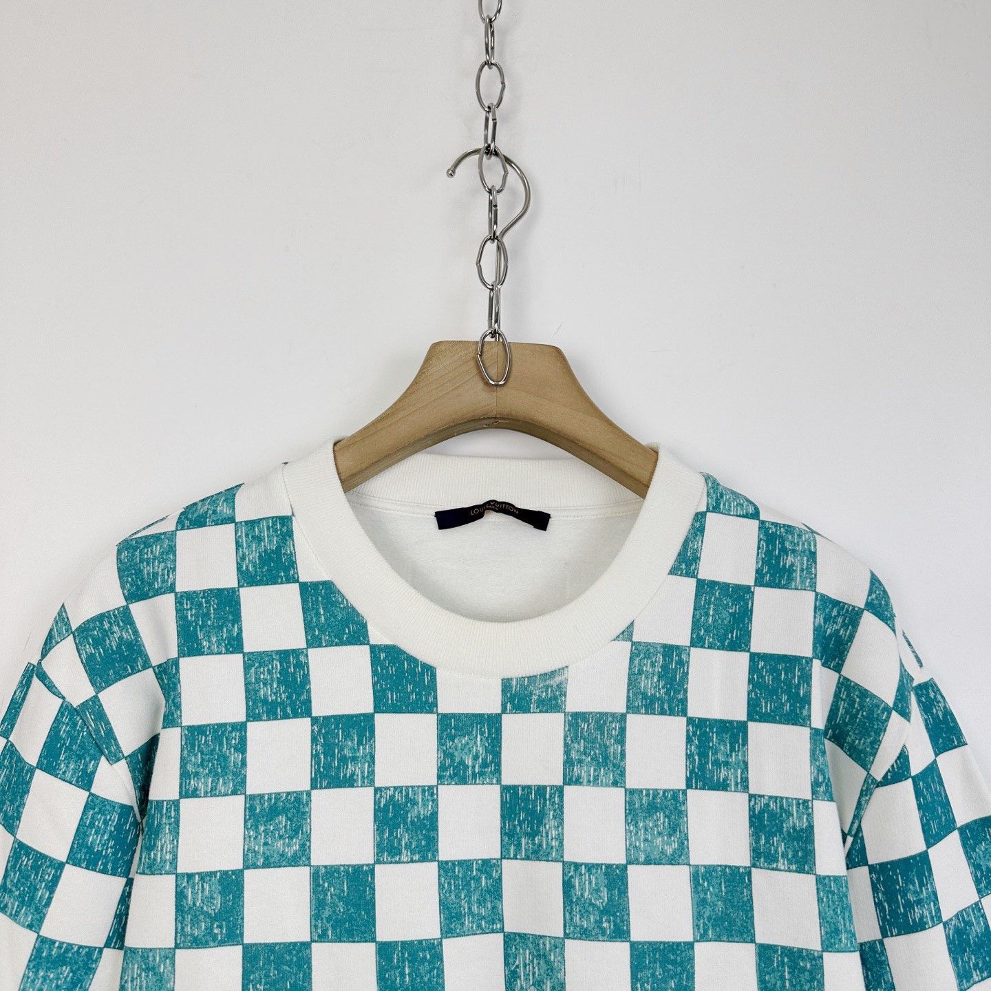 Louis Vuitton Louis Vuitton x Nigo Checkered Crewneck Sweatshirt Size US XL / EU 56 / 4 - 3 Thumbnail