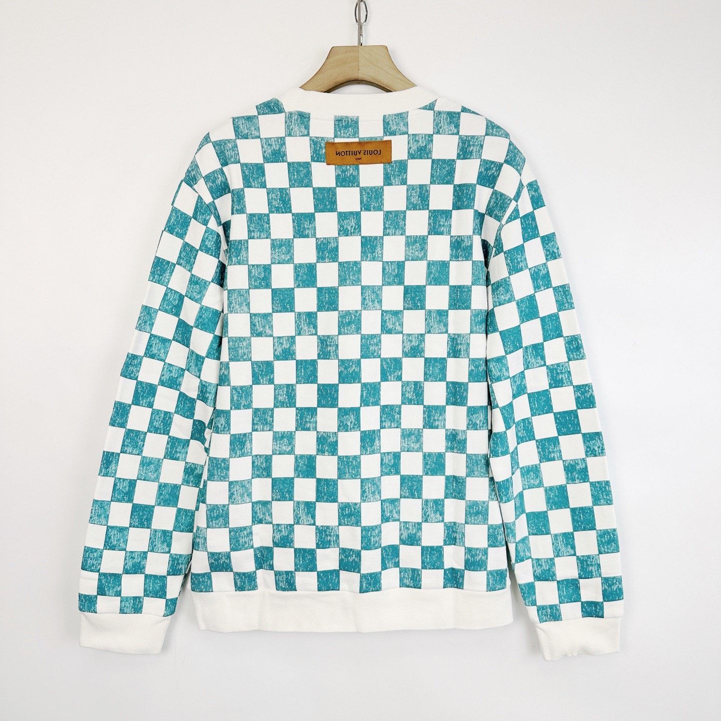 Louis Vuitton Louis Vuitton x Nigo Checkered Crewneck Sweatshirt Size US XL / EU 56 / 4 - 2 Thumbnail