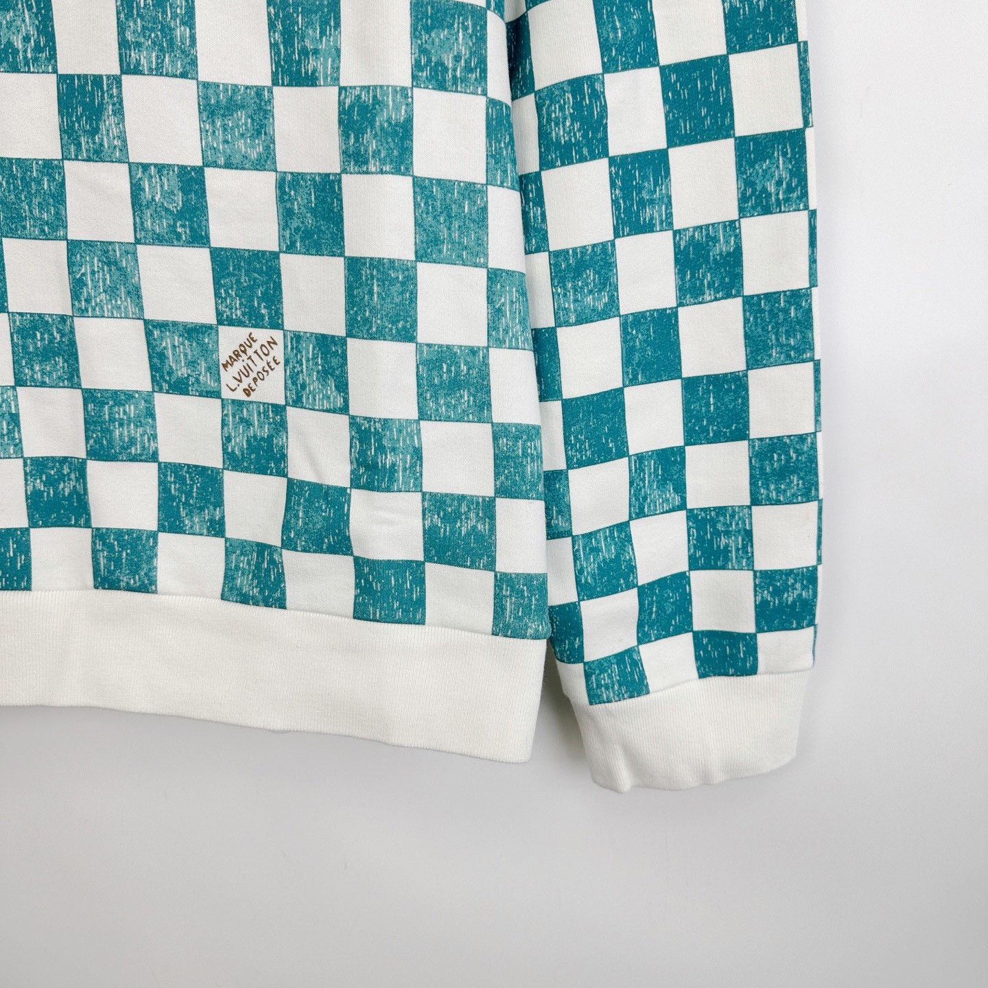 Louis Vuitton Louis Vuitton x Nigo Checkered Crewneck Sweatshirt Size US XL / EU 56 / 4 - 5 Thumbnail