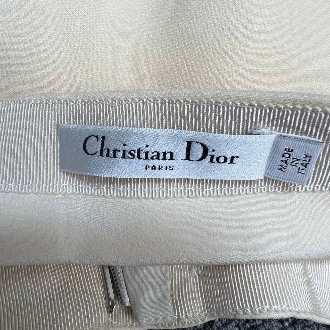 Dior Dior White Star Button Pleated Skirt Size 34" / US 12 / IT 48 - 4 Thumbnail