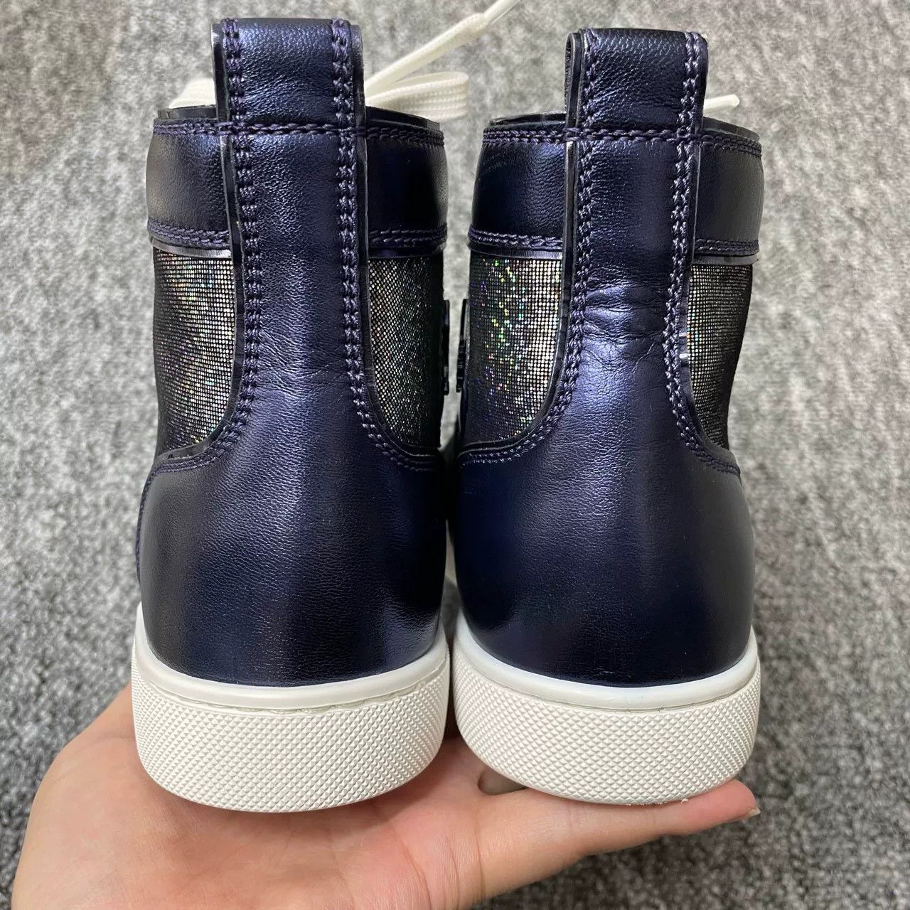 Christian Louboutin Christian Louboutin High-Top Red Sole Shoes Size US 6.5 / IT 36.5 - 5 Thumbnail