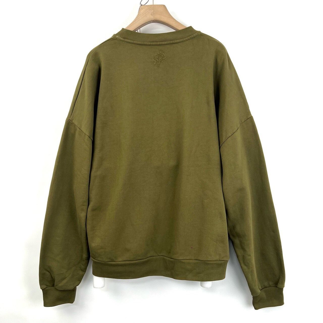 Louis Vuitton LV x Pharrell Military Green Logo Sweatshirt Size US XXL / EU 58 / 5 - 2 Thumbnail