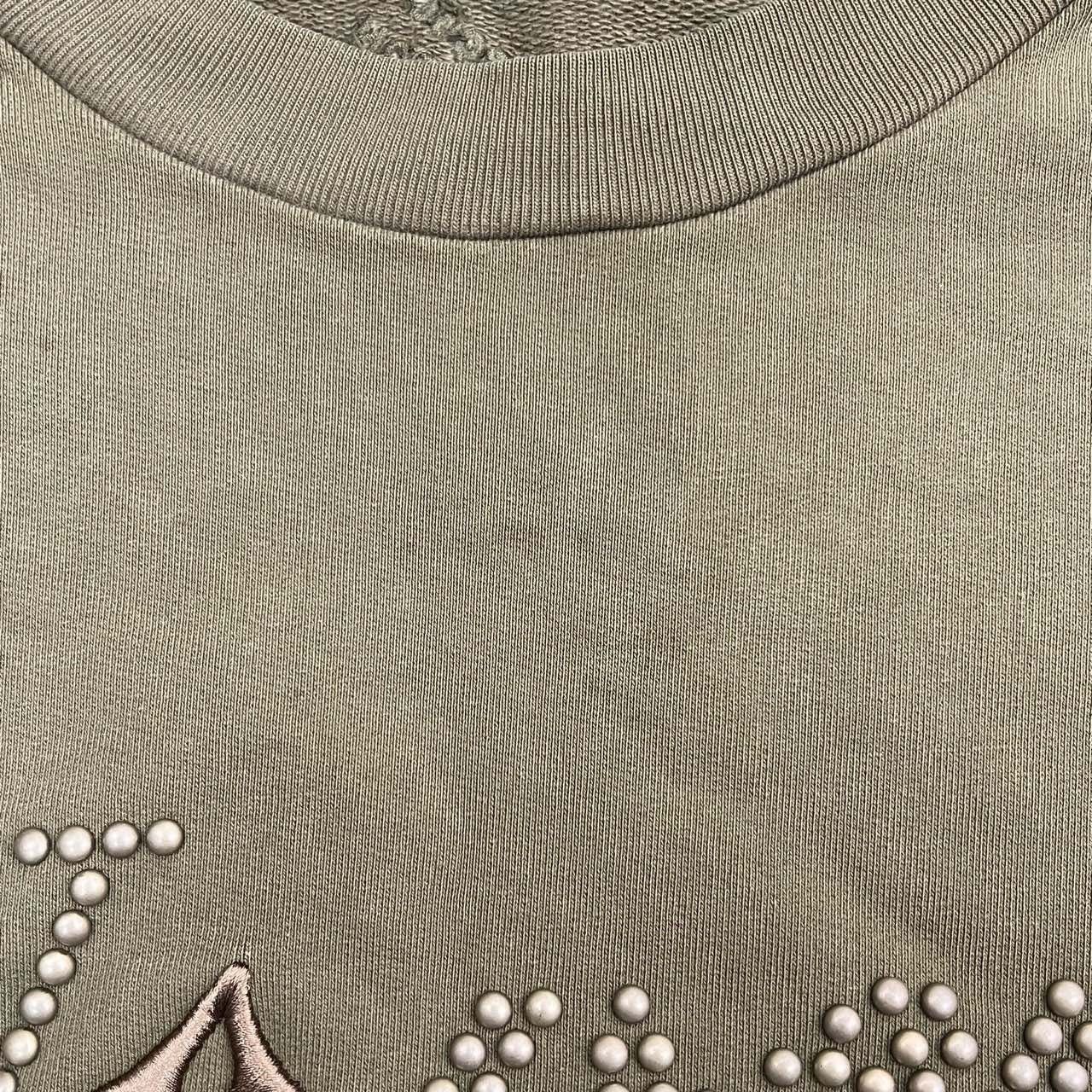Louis Vuitton LV x Pharrell Military Green Logo Sweatshirt Size US XXL / EU 58 / 5 - 9 Thumbnail