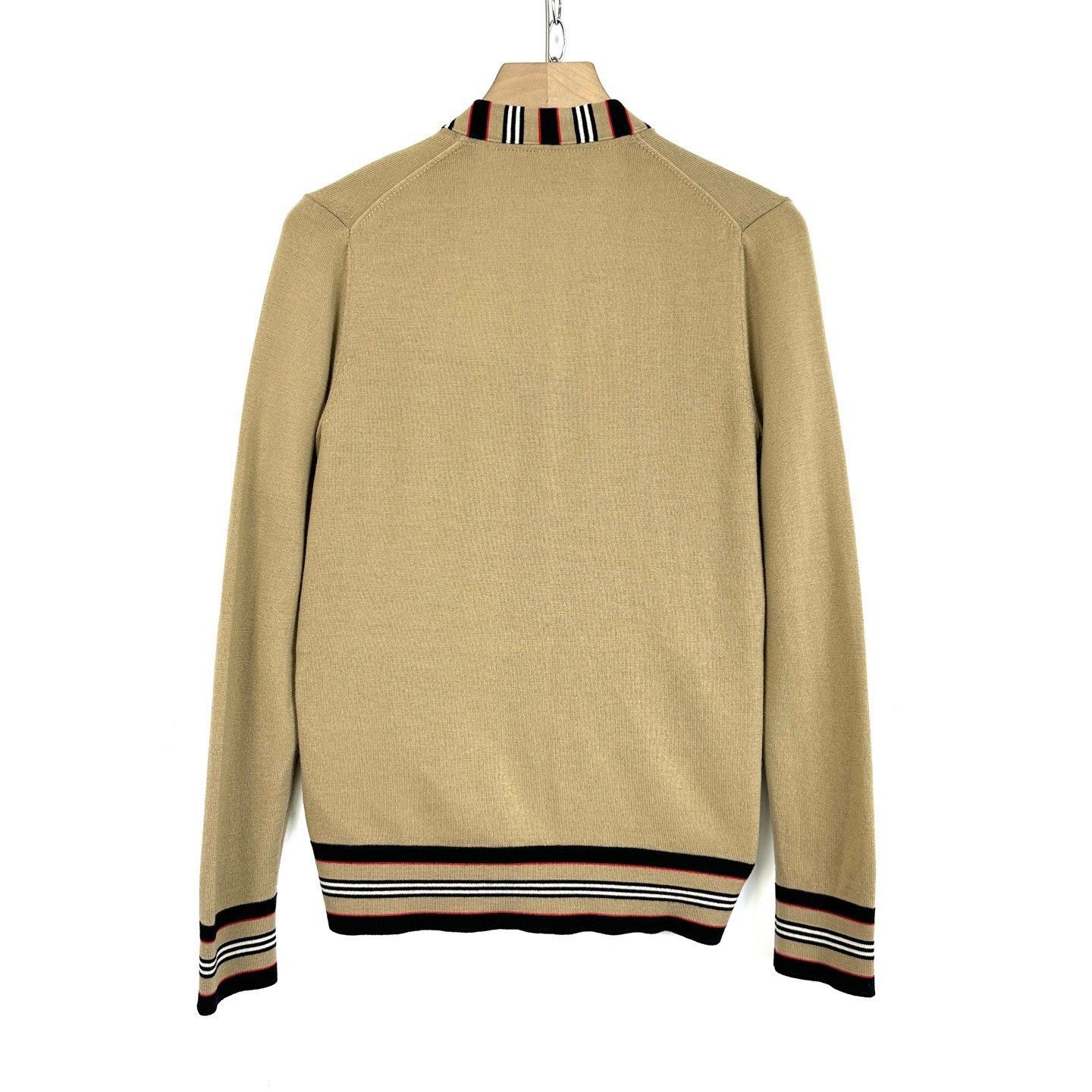 Burberry Burberry V-Neck Striped Knit Cardigan Size S / US 4 / IT 40 - 2 Thumbnail