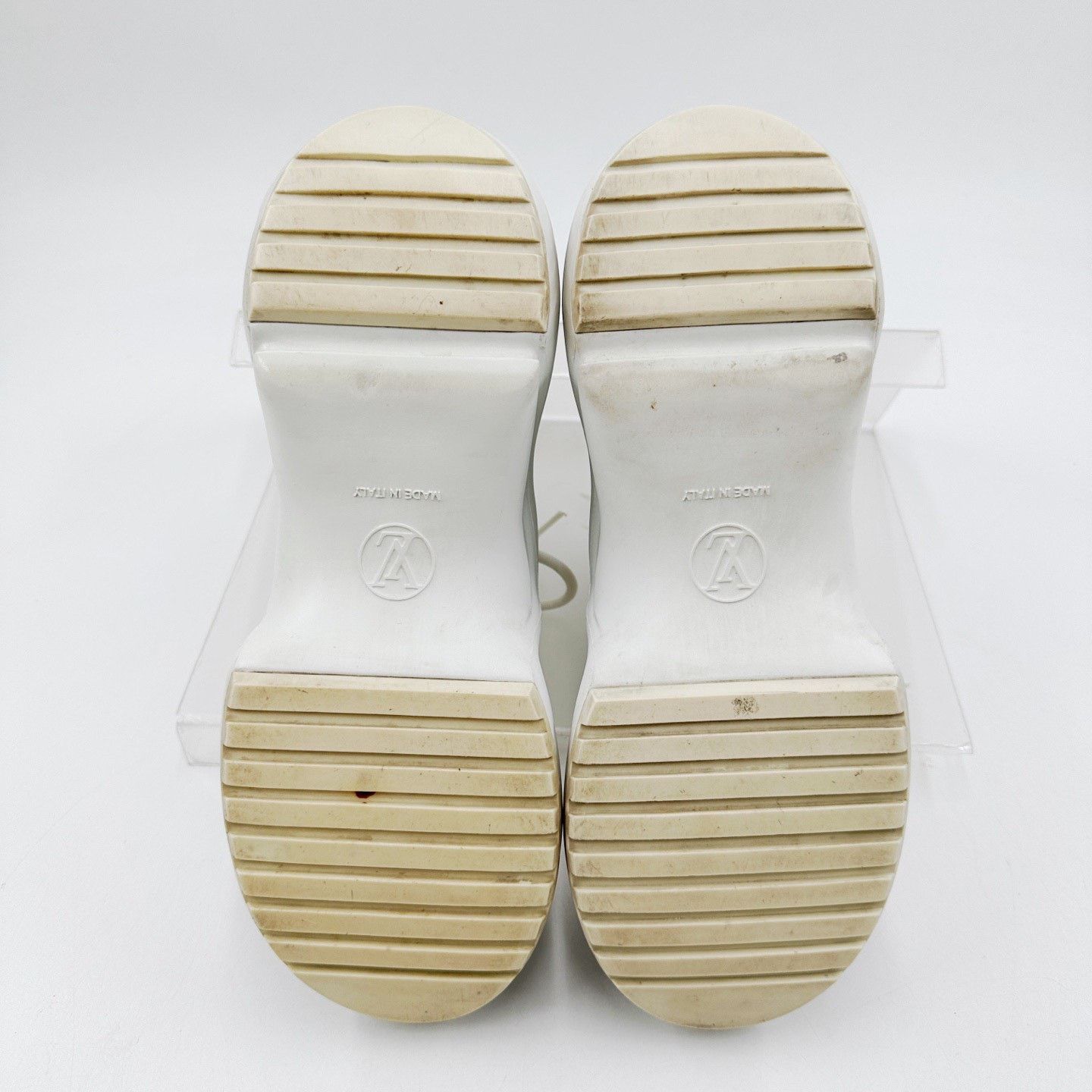 Louis Vuitton LV White Monogram Arch Dad Shoes Size US 6.5 / IT 36.5 - 6 Thumbnail