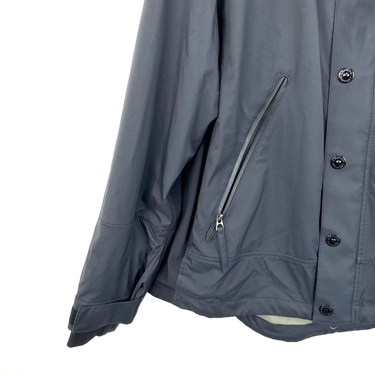 Burberry Burberry Logo Asymmetrical Hem Jacket Size S / US 4 / IT 40 - 6 Thumbnail