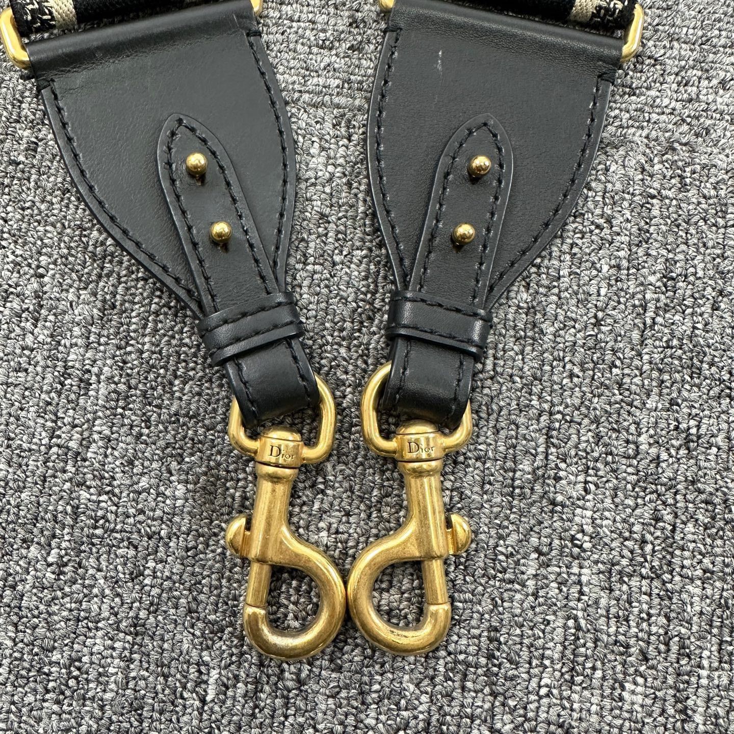 Dior Dior Logo Embroidered Wide Shoulder Strap Size ONE SIZE - 7 Thumbnail