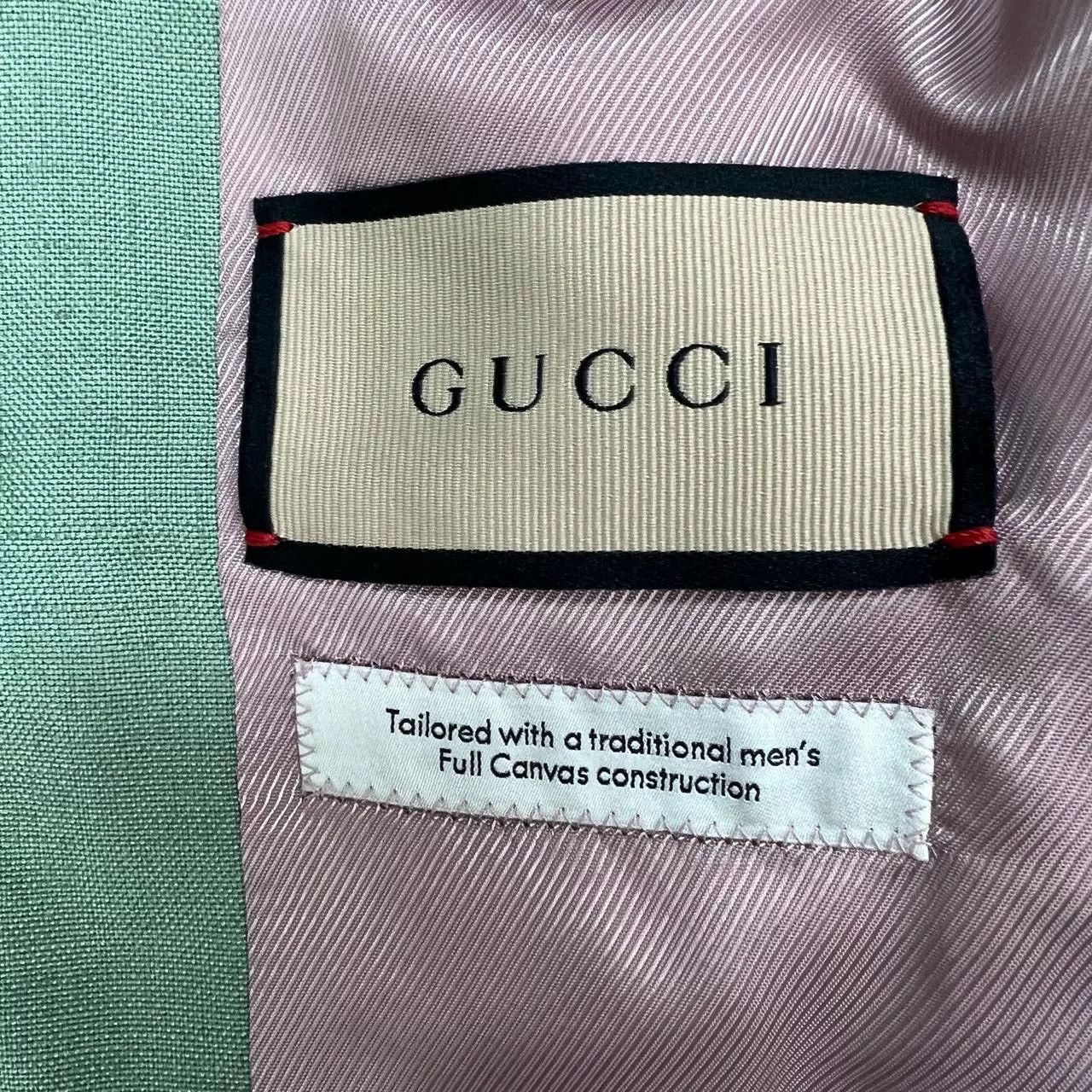 Gucci Gucci Pink Gold Logo Embroidered Blazer Size XS / US 0-2 / IT 36-38 - 7 Thumbnail