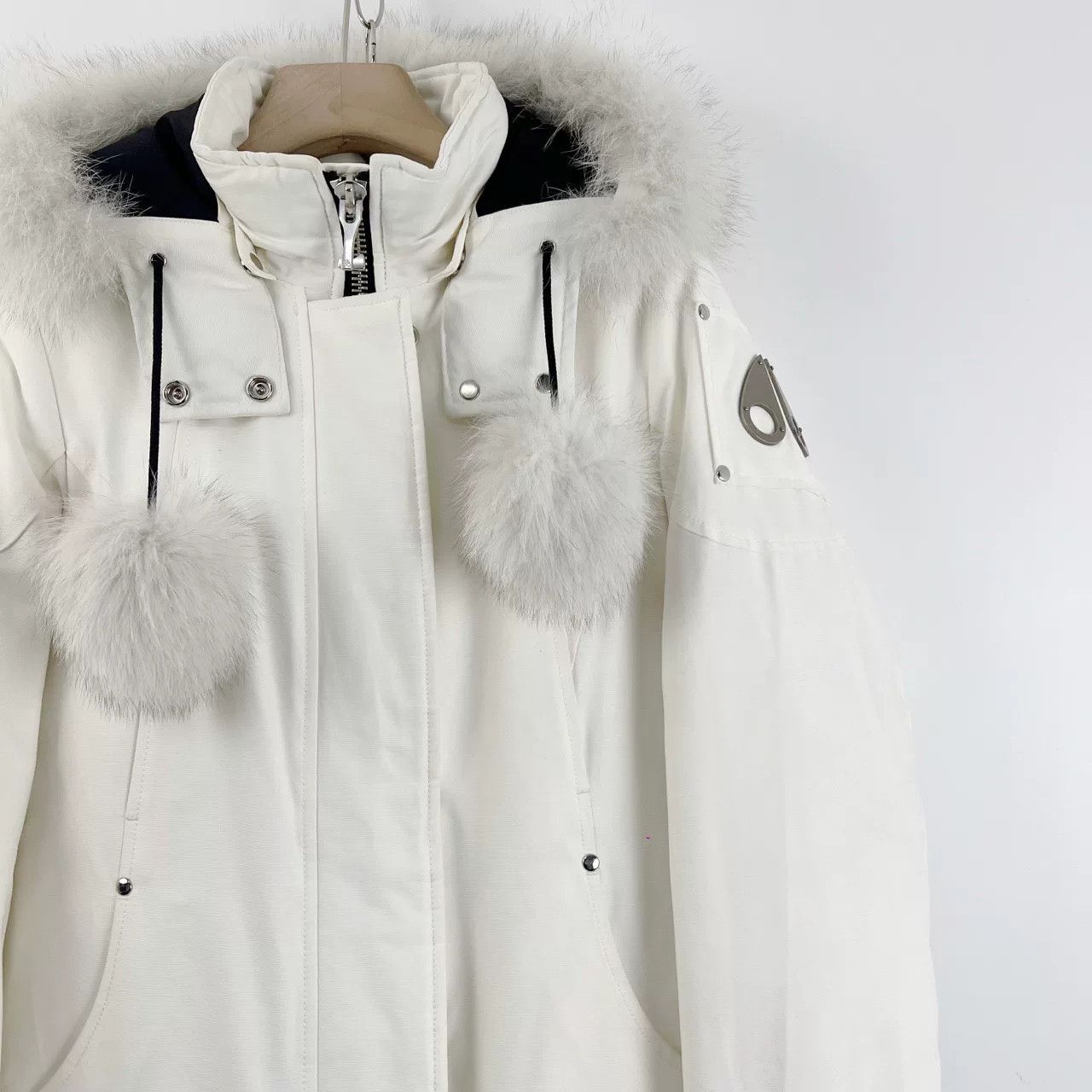 Moose Knuckles Moose Knuckles Stirling White Down Jacket Size S / US 4 / IT 40 - 3 Thumbnail