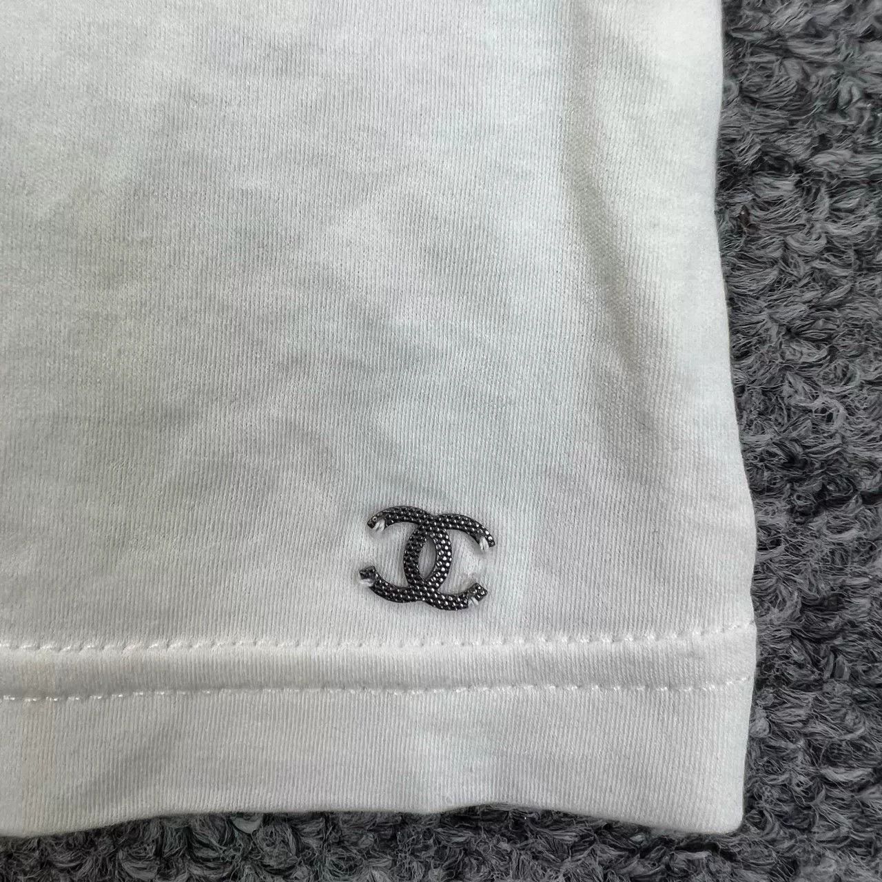 Chanel Chanel White Silver Trim Vest Size XXS / US 00 / IT 34 - 4 Thumbnail