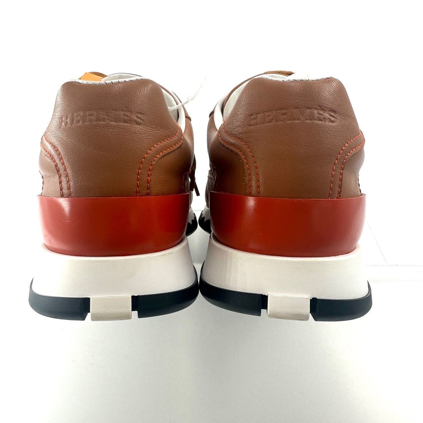 Hermes Hermes Calfskin Brown Sneakers Size US 5.5 / IT 35.5 - 3 Thumbnail