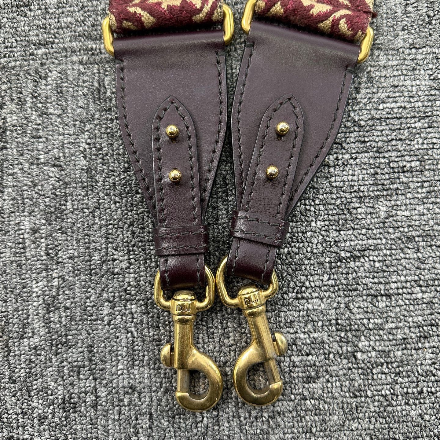 Dior Dior Khaki Heavy Rivet Wide Shoulder Strap Size ONE SIZE - 6 Thumbnail