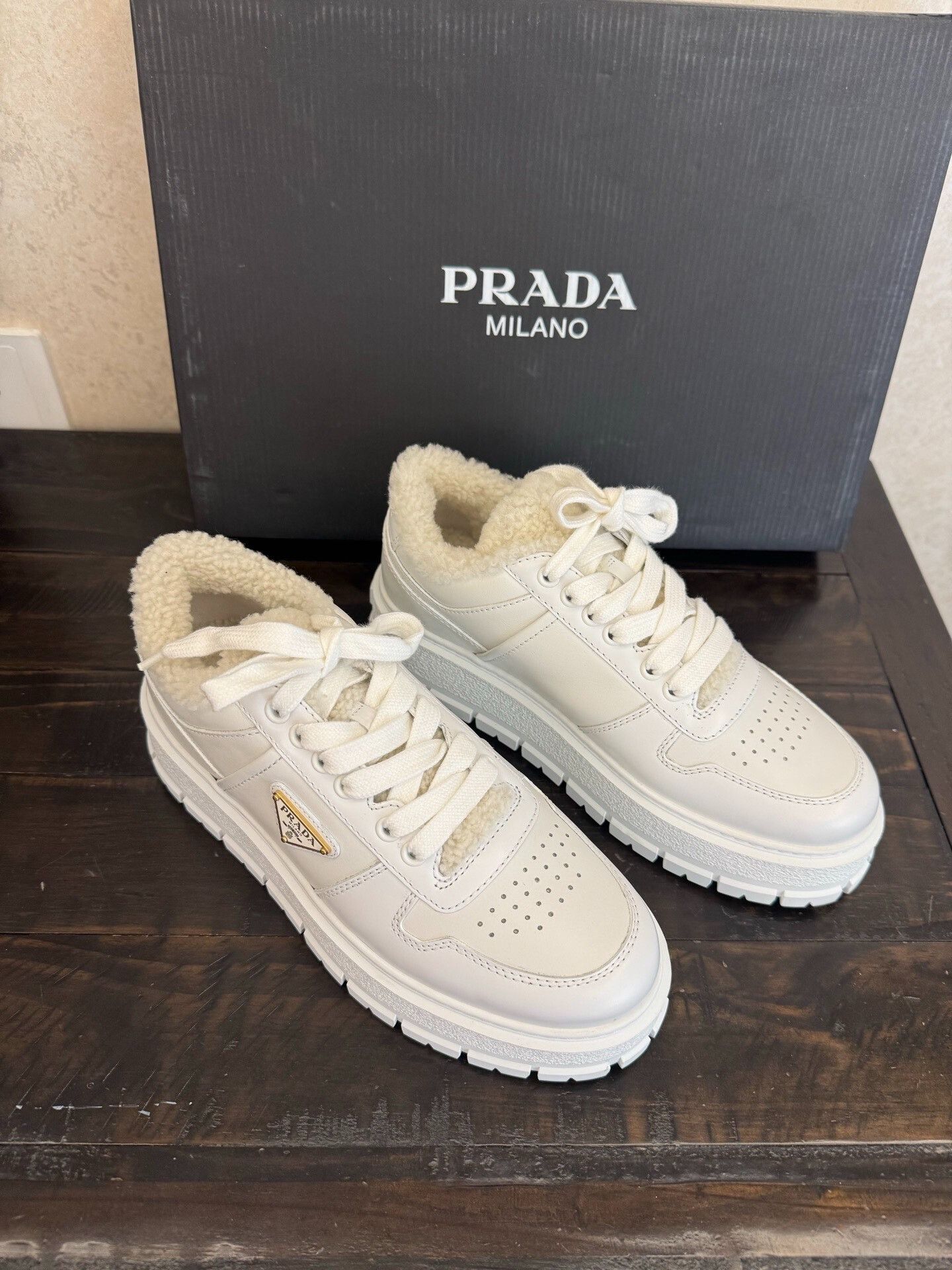 Prada Prada Women's Platform Casual Shoes Size US 6.5 / IT 36.5 - 3 Thumbnail