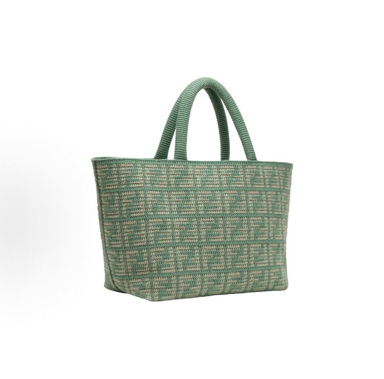 Fendi Fendi Monogram Cashmere Tote Bag Size ONE SIZE - 5 Thumbnail