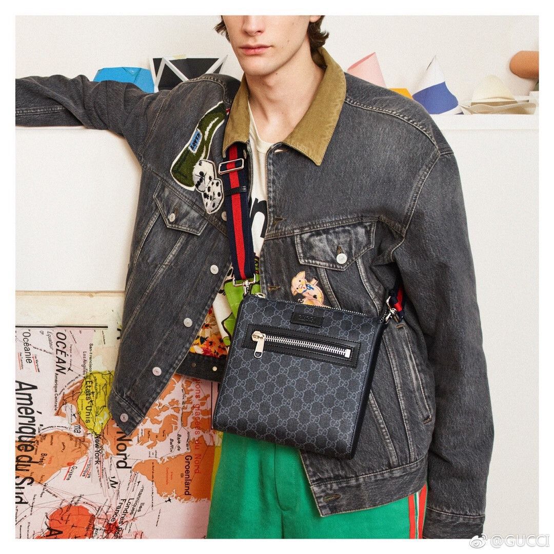 Gucci Gucci Classic Double G Print Crossbody Bag Size ONE SIZE - 7 Thumbnail