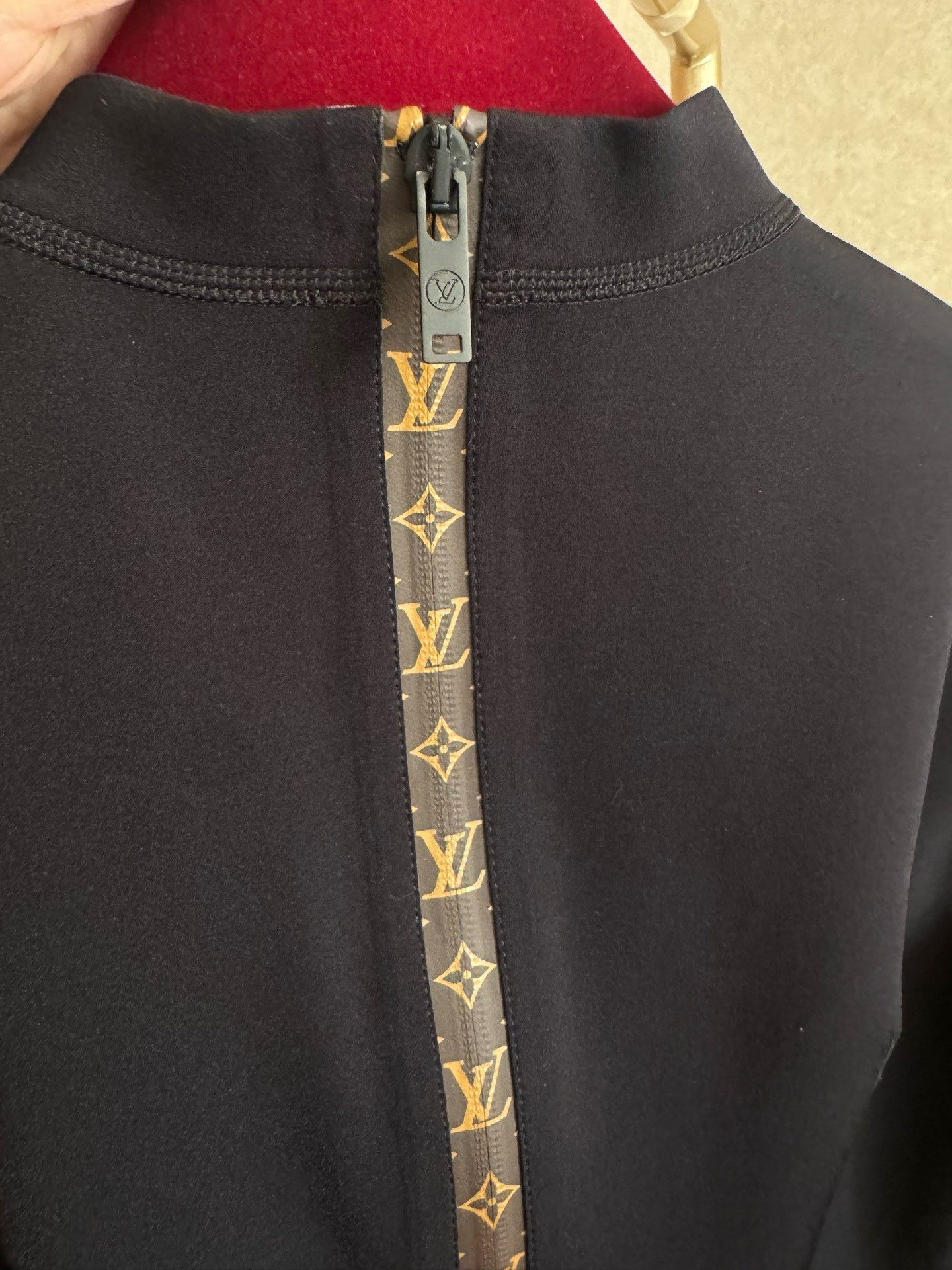 Louis Vuitton LV Short Sleeve Sheath Dress Size XS / US 0-2 / IT 36-38 - 3 Thumbnail