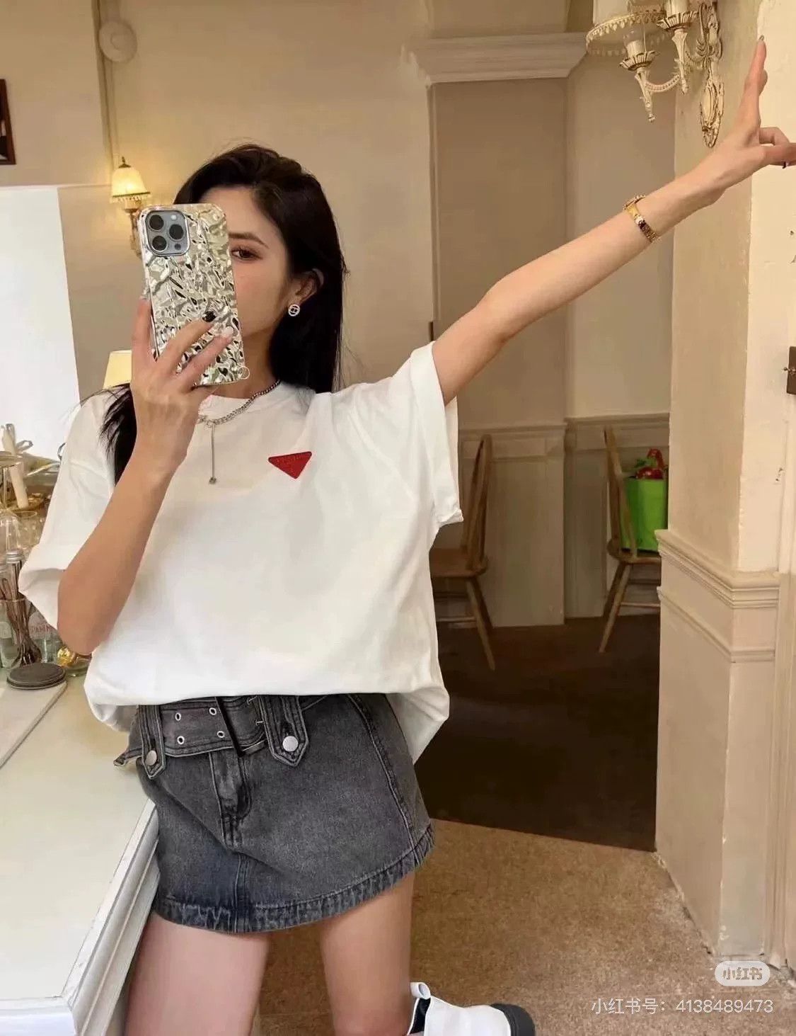 Prada Prada Women's T-shirt Size M / US 6-8 / IT 42-44 - 7 Thumbnail