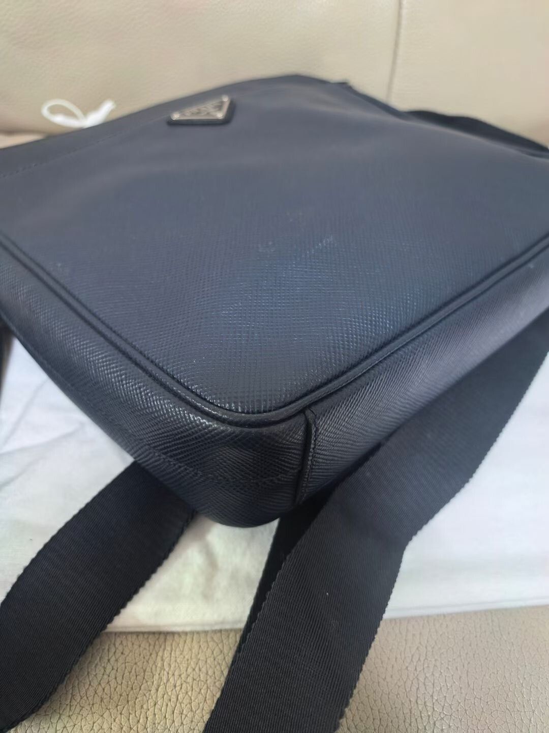 Prada Prada Men's Navy Crossbody Bag Size ONE SIZE - 4 Thumbnail