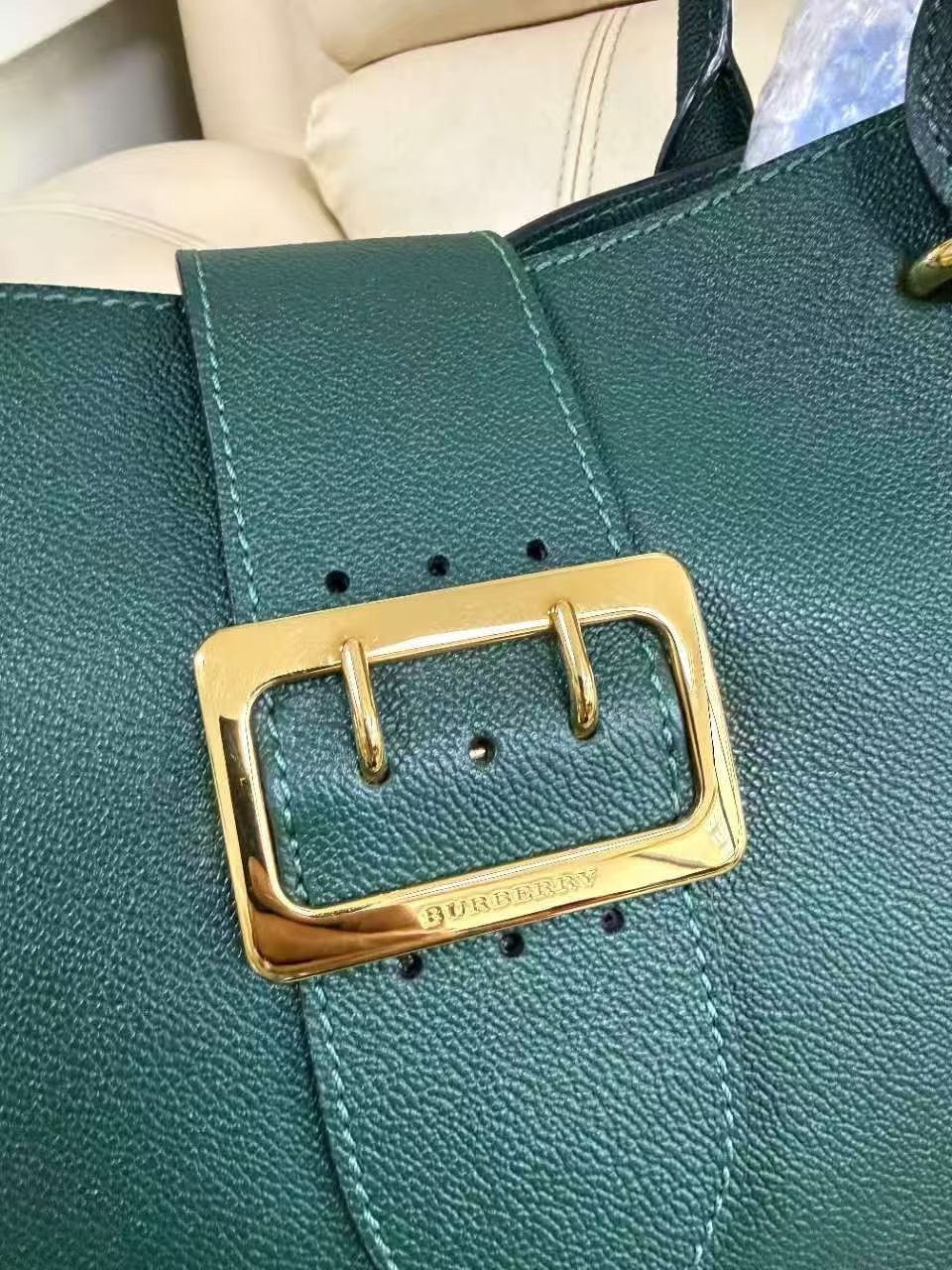 Burberry Burberry Medium Check Square Buckle Bag Size ONE SIZE - 6 Thumbnail