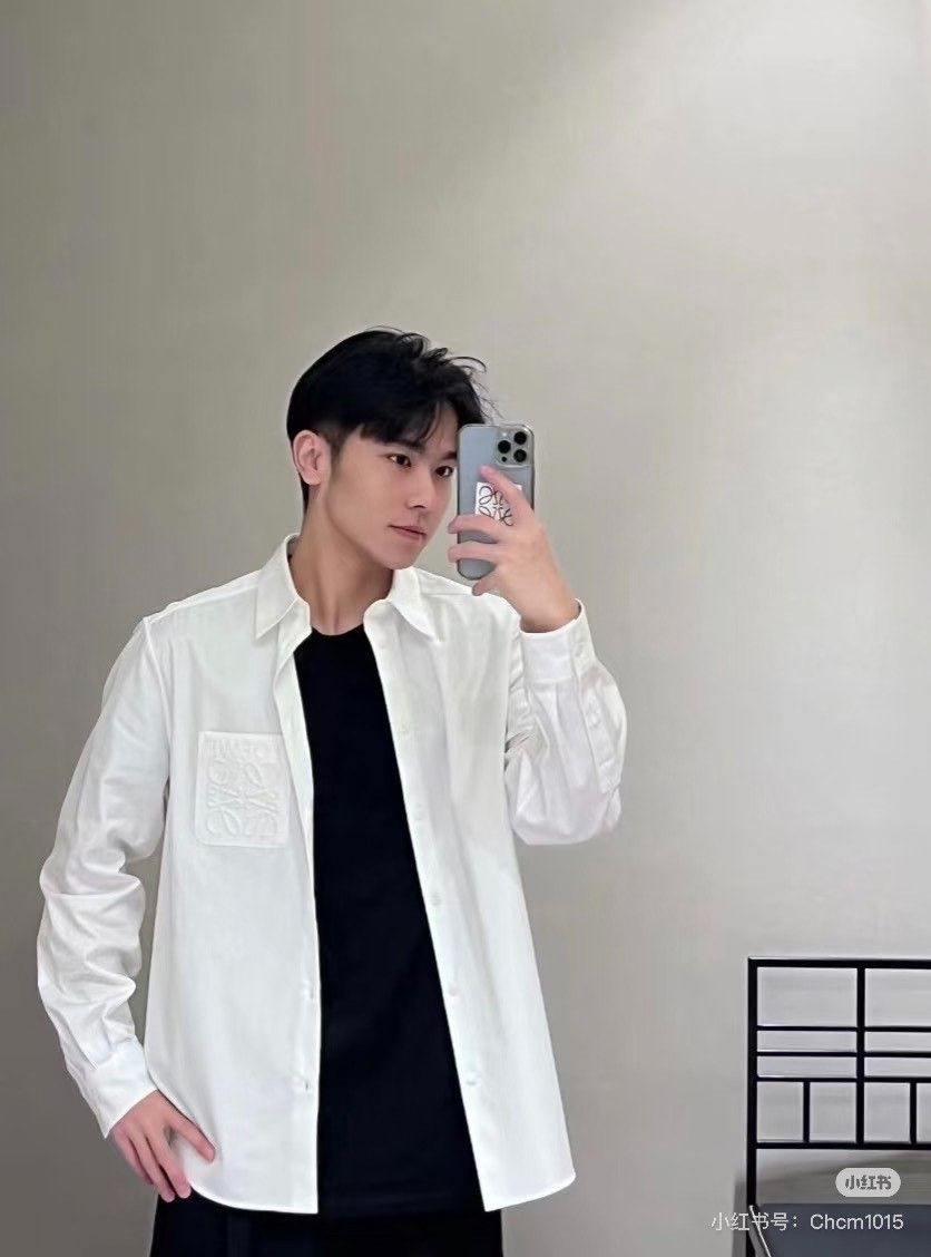 Loewe Loewe Men's White Shirt Size US M / EU 48-50 / 2 - 7 Thumbnail