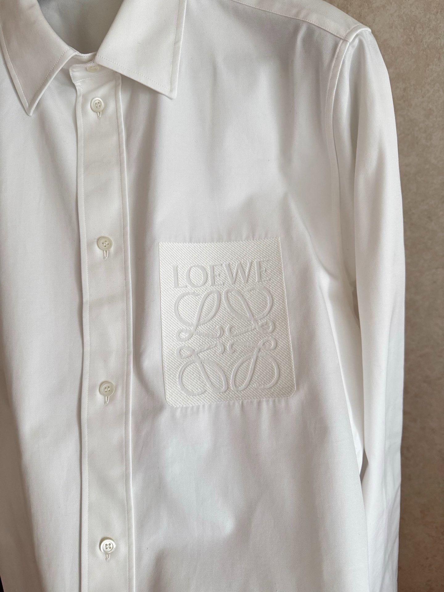 Loewe Loewe Men's White Shirt Size US M / EU 48-50 / 2 - 2 Thumbnail