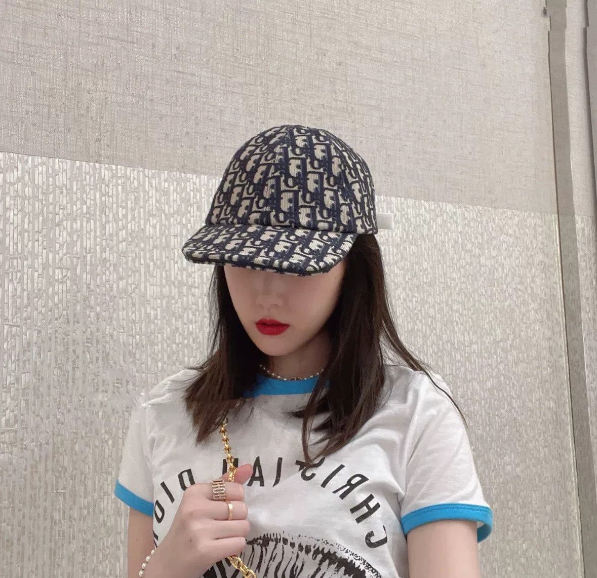 Dior Dior Full Logo Baseball Cap Size ONE SIZE - 6 Thumbnail