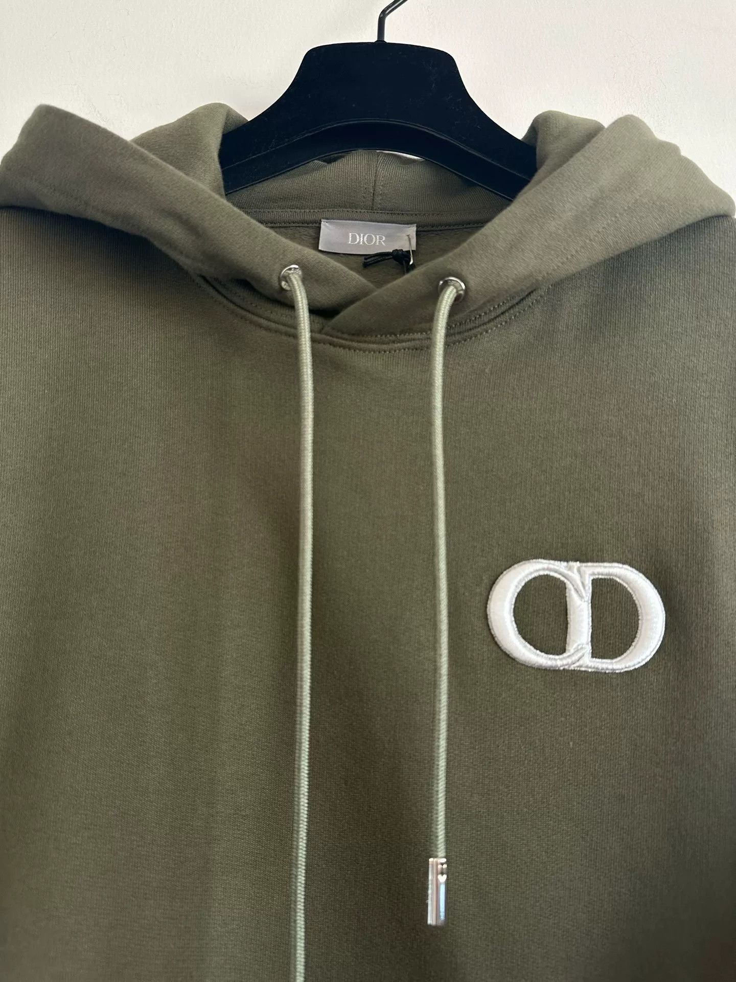 Dior Dior Military Green CD Embroidered Hoodie Size XXS / US 00 / IT 34 - 9 Thumbnail