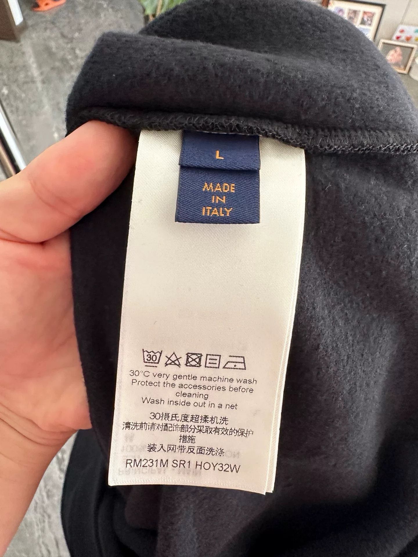Louis Vuitton LV Painted Graffiti Black Hooded Zip Sweatshirt Size US L / EU 52-54 / 3 - 4 Thumbnail