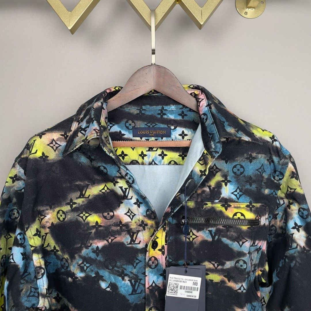 Louis Vuitton Louis Vuitton Limited Tiger Tie-Dye Denim Jacket Size US M / EU 48-50 / 2 - 3 Thumbnail