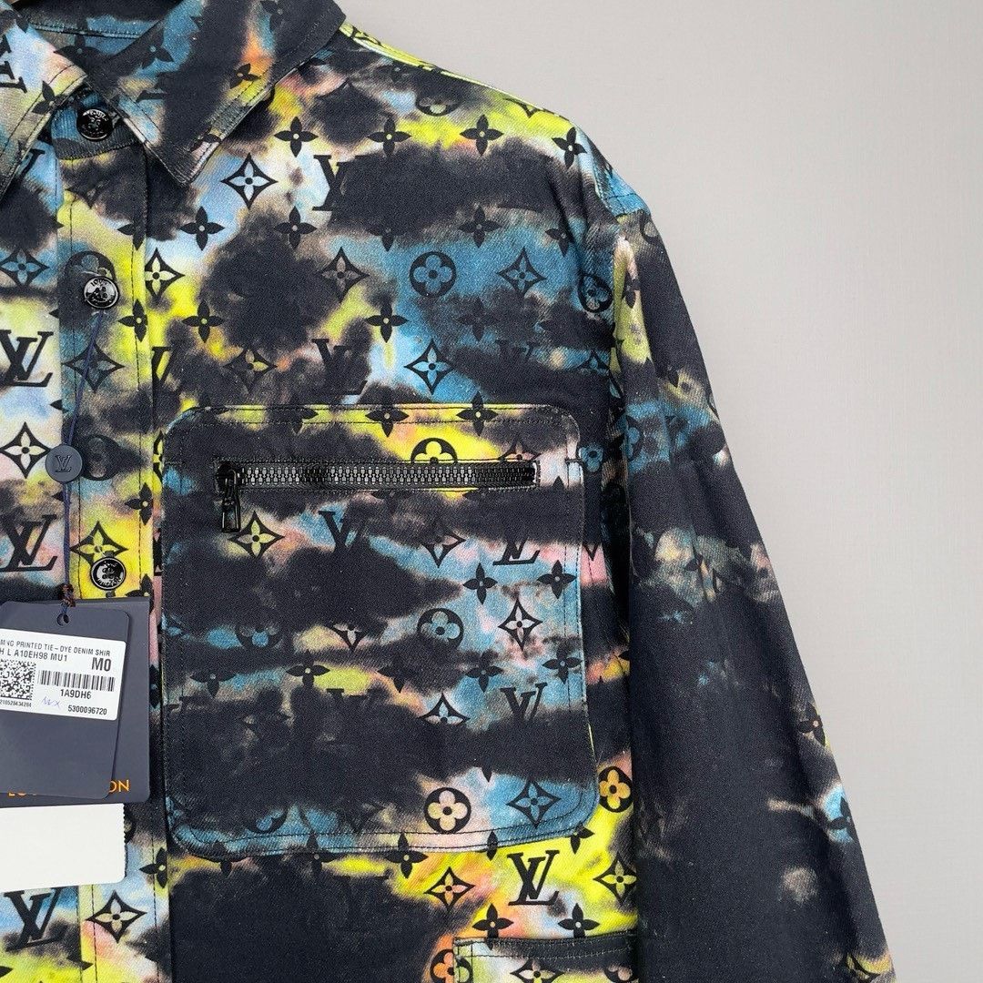 Louis Vuitton Louis Vuitton Limited Tiger Tie-Dye Denim Jacket Size US M / EU 48-50 / 2 - 4 Thumbnail