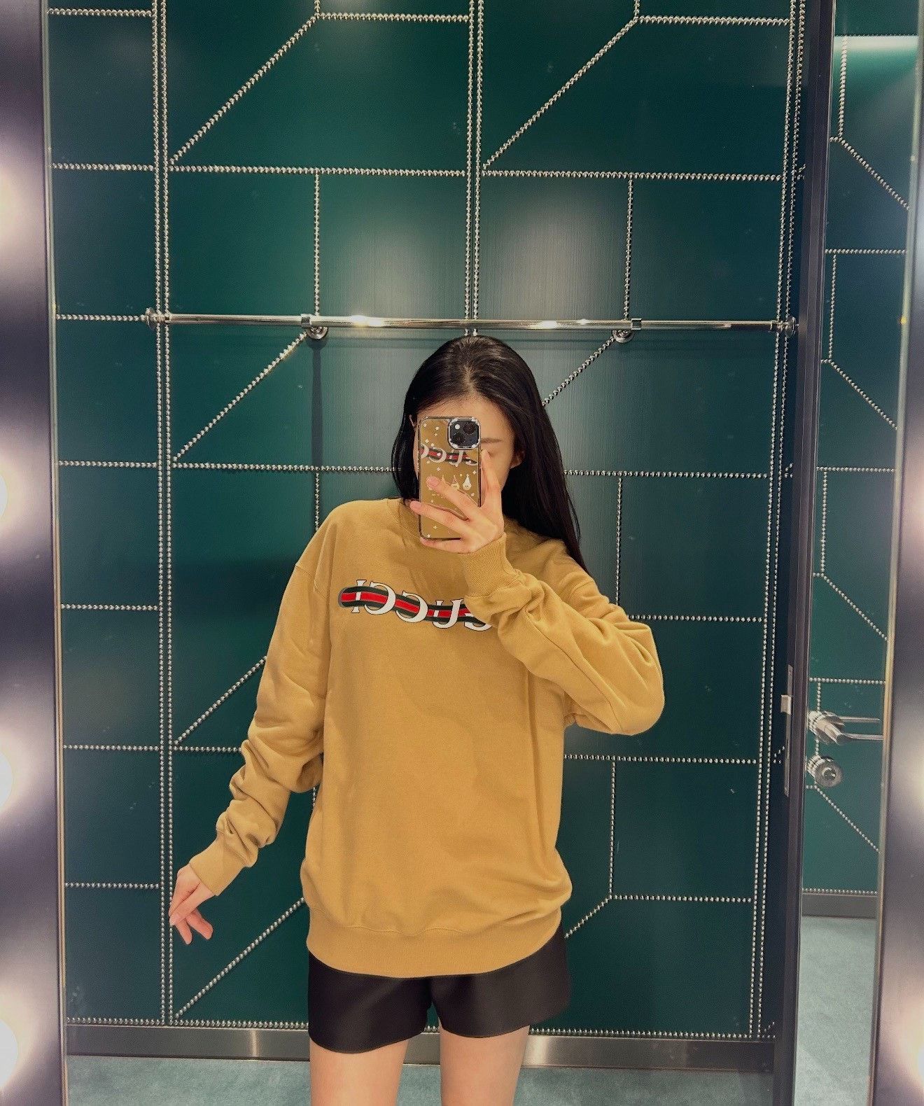 Gucci Gucci Green Red Green Logo Sweatshirt Size US S / EU 44-46 / 1 - 7 Thumbnail