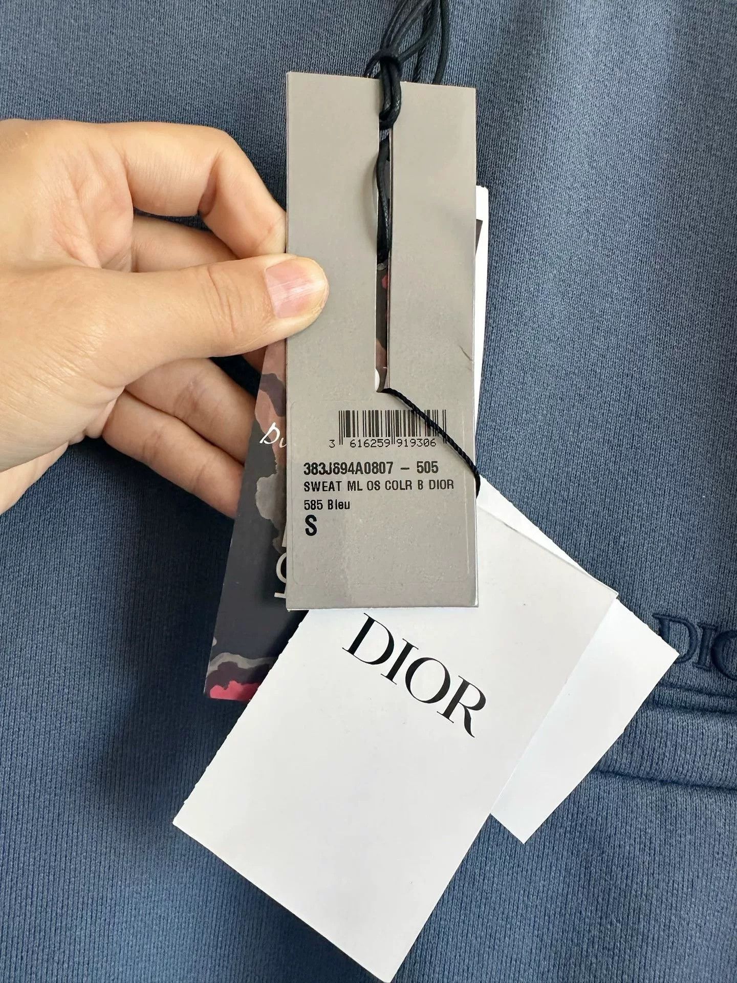 Dior Dior Artist Collaboration Embroidered Logo Sweatshirt Size US XL / EU 56 / 4 - 4 Thumbnail