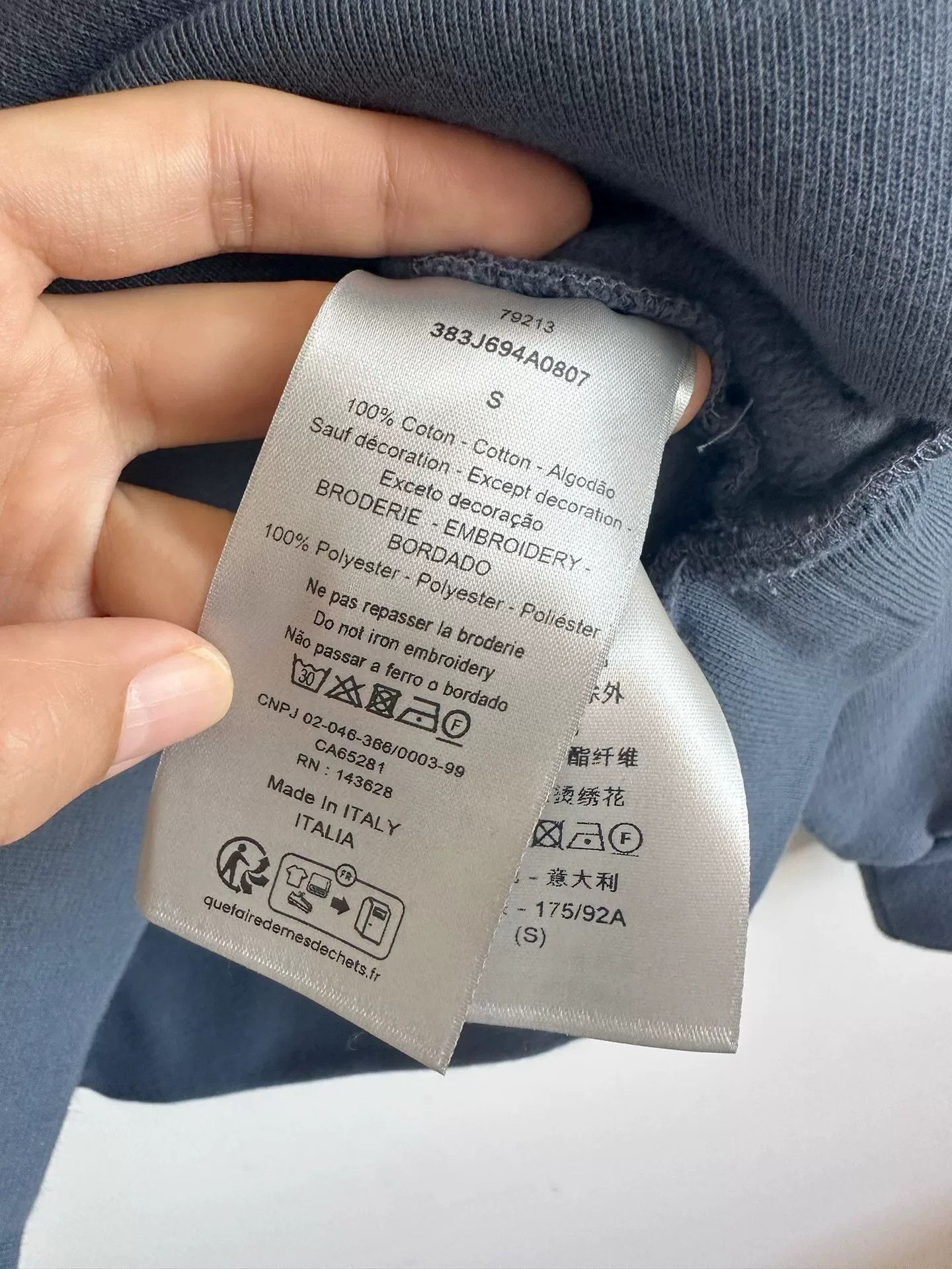 Dior Dior Artist Collaboration Embroidered Logo Sweatshirt Size US XL / EU 56 / 4 - 5 Thumbnail