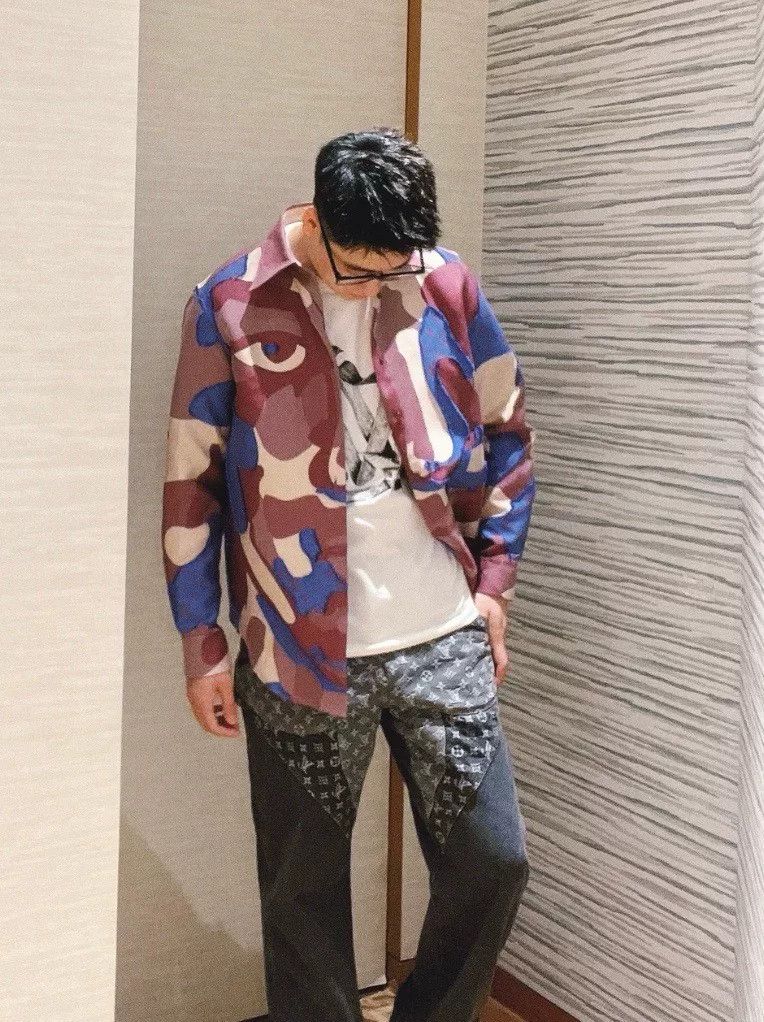 Louis Vuitton LV Camouflage Monogram Shirt Jacket Size US S / EU 44-46 / 1 - 8 Thumbnail