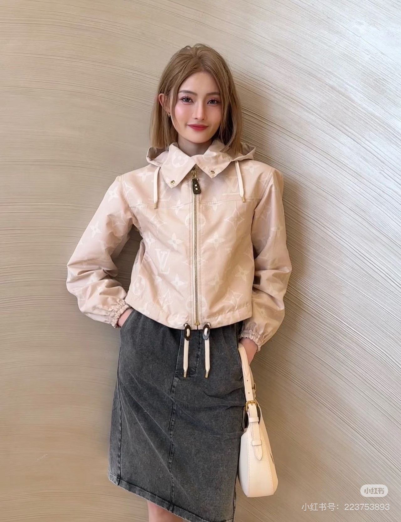 Louis Vuitton LV Full Logo Pink Coat Size S / US 4 / IT 40 - 6 Thumbnail