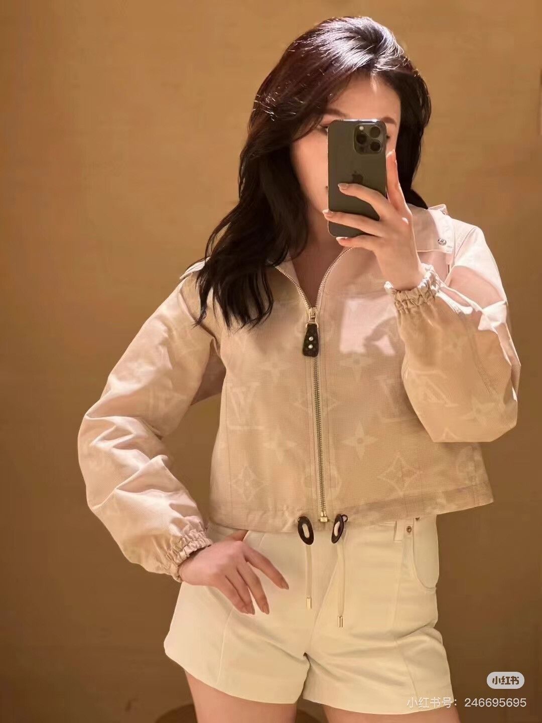 Louis Vuitton LV Full Logo Pink Coat Size S / US 4 / IT 40 - 5 Thumbnail