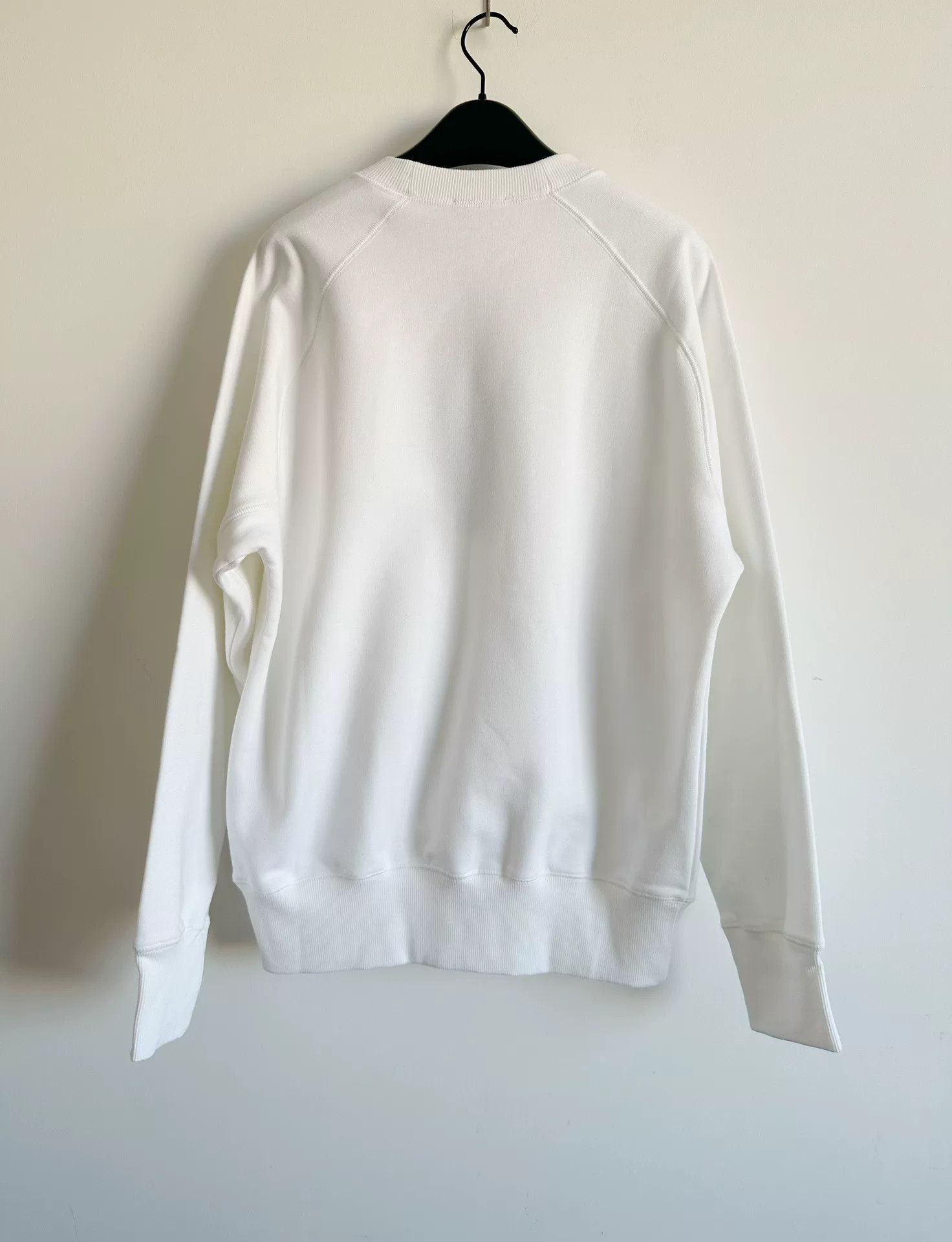 Dior Dior Men's White Embroidered Logo Sweatshirt Size US S / EU 44-46 / 1 - 2 Thumbnail